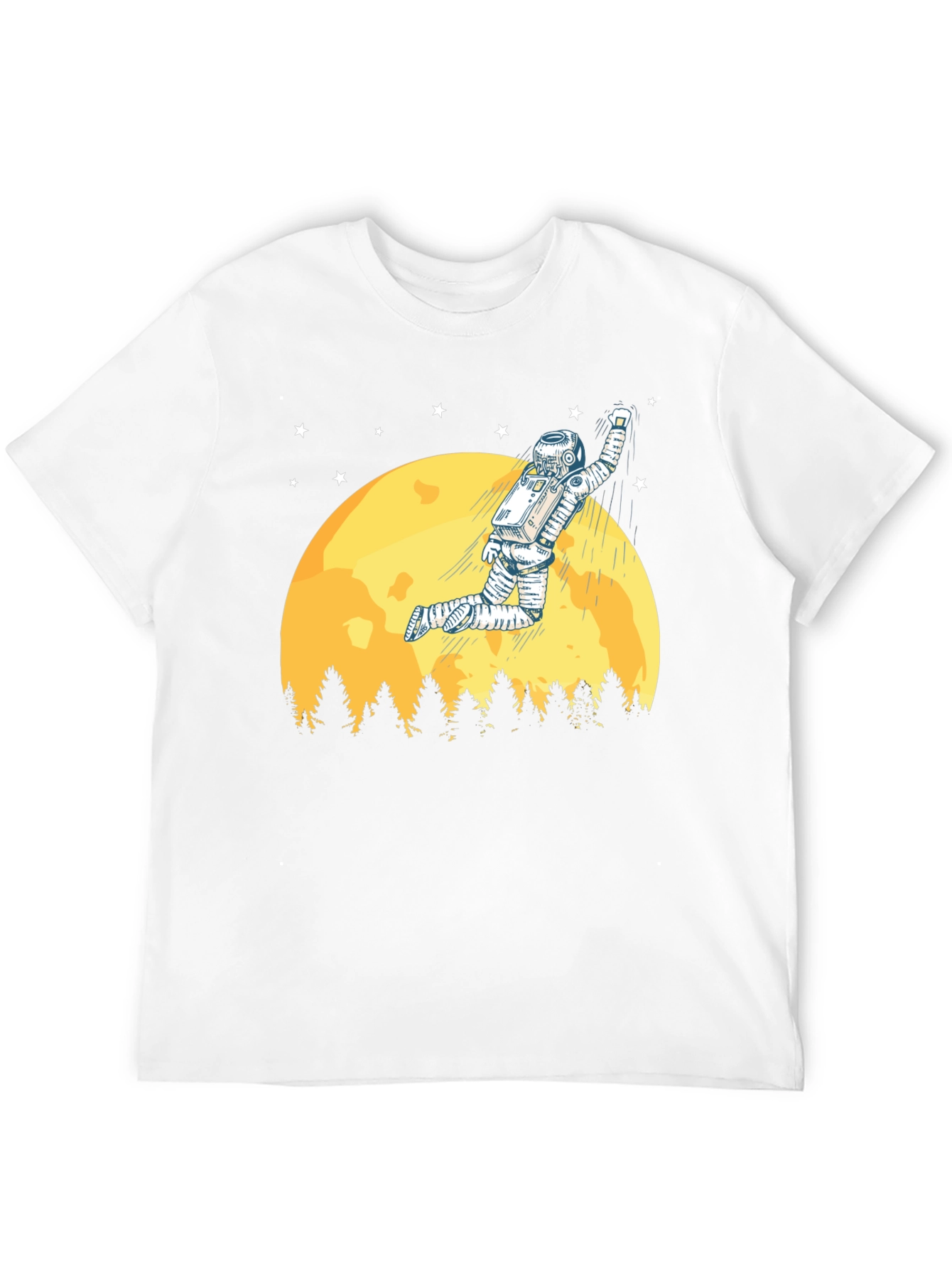 Astronaut Moon Landing T-Shirt - Graphic Tee