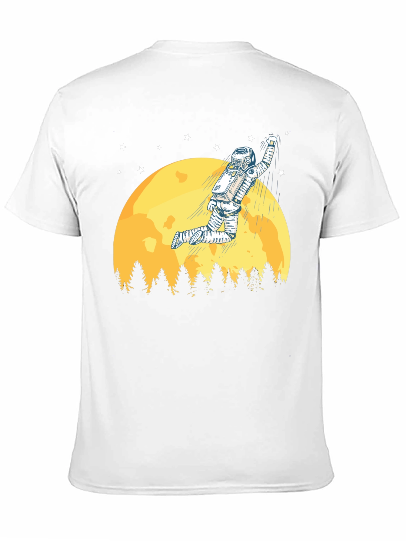 Astronaut Moon Landing T-Shirt - Graphic Tee