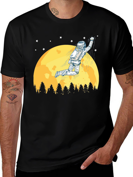 Astronaut Moon Landing T-Shirt - Graphic Tee