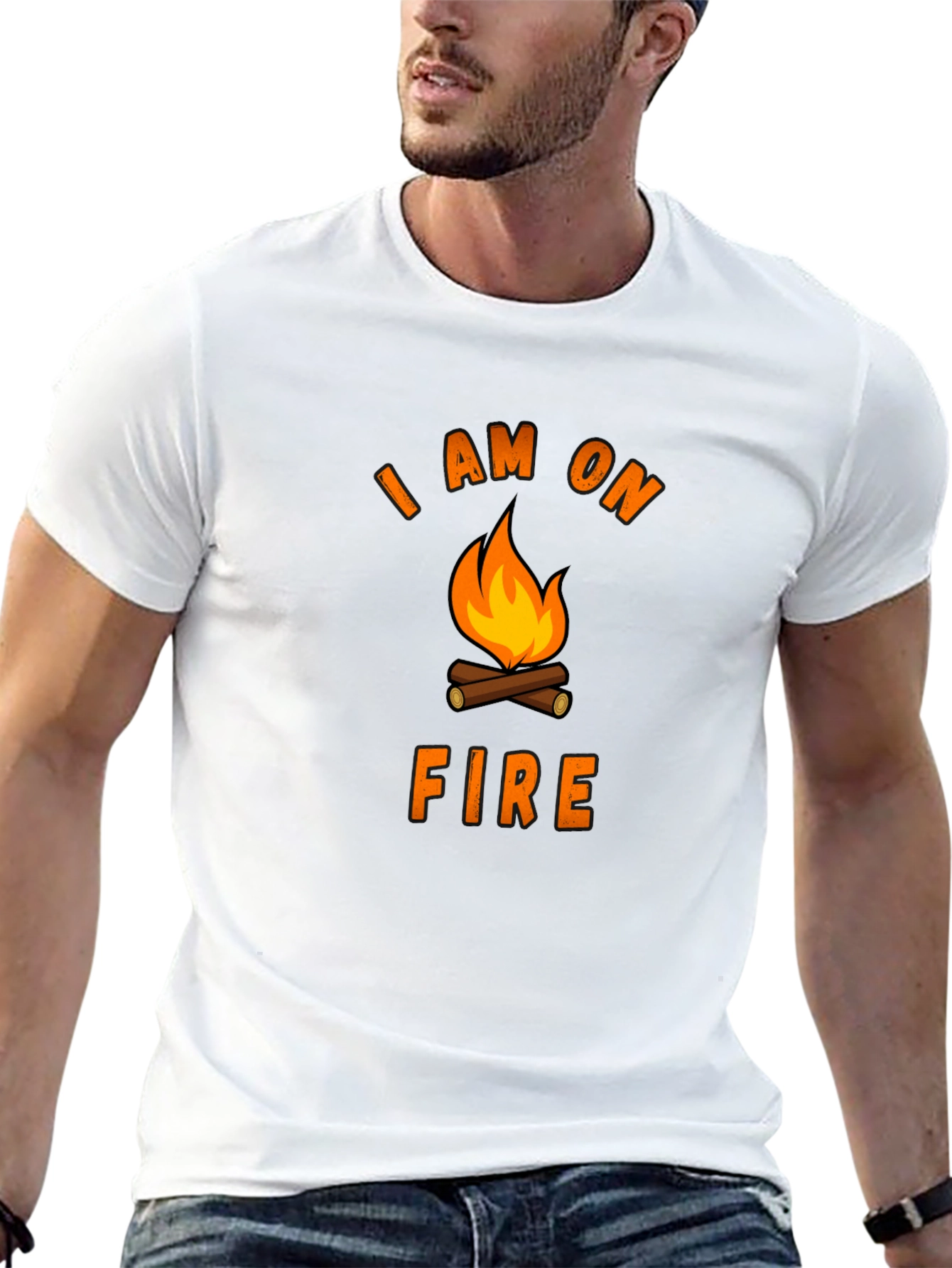 I Am On Fire Graphic Tee - Campfire Design