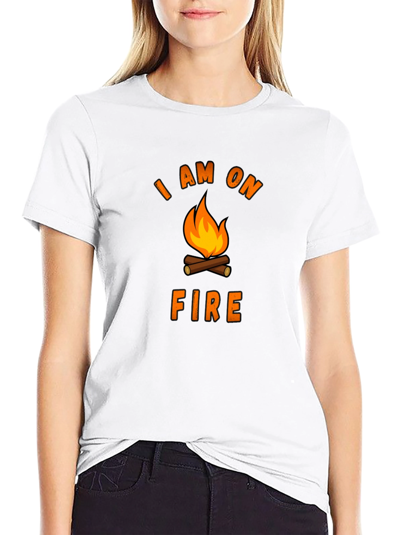 I Am On Fire Graphic Tee - Campfire Design