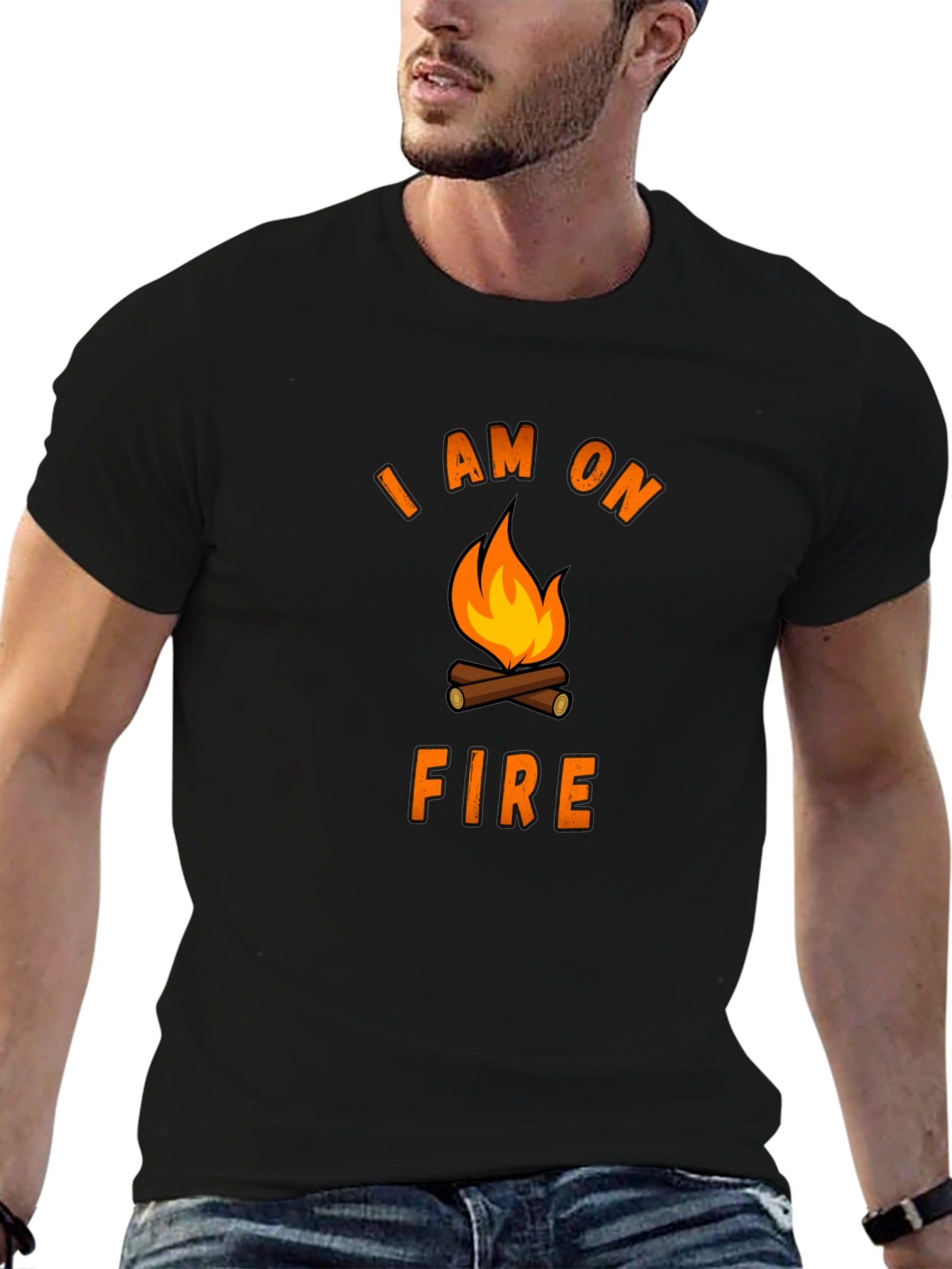 I Am On Fire Graphic Tee - Campfire Design