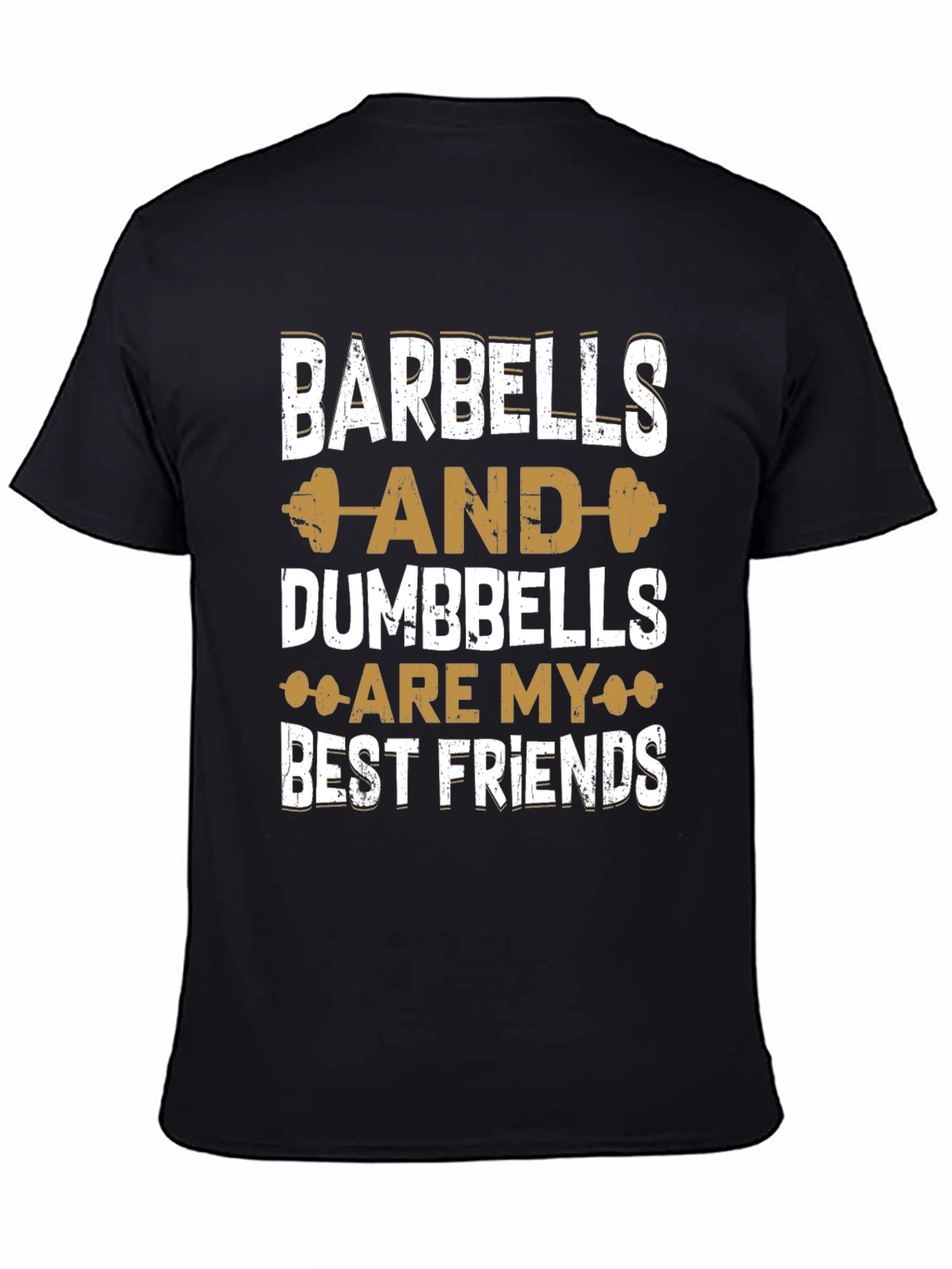 Barbells & Dumbbells Best Friends Gym T-Shirt