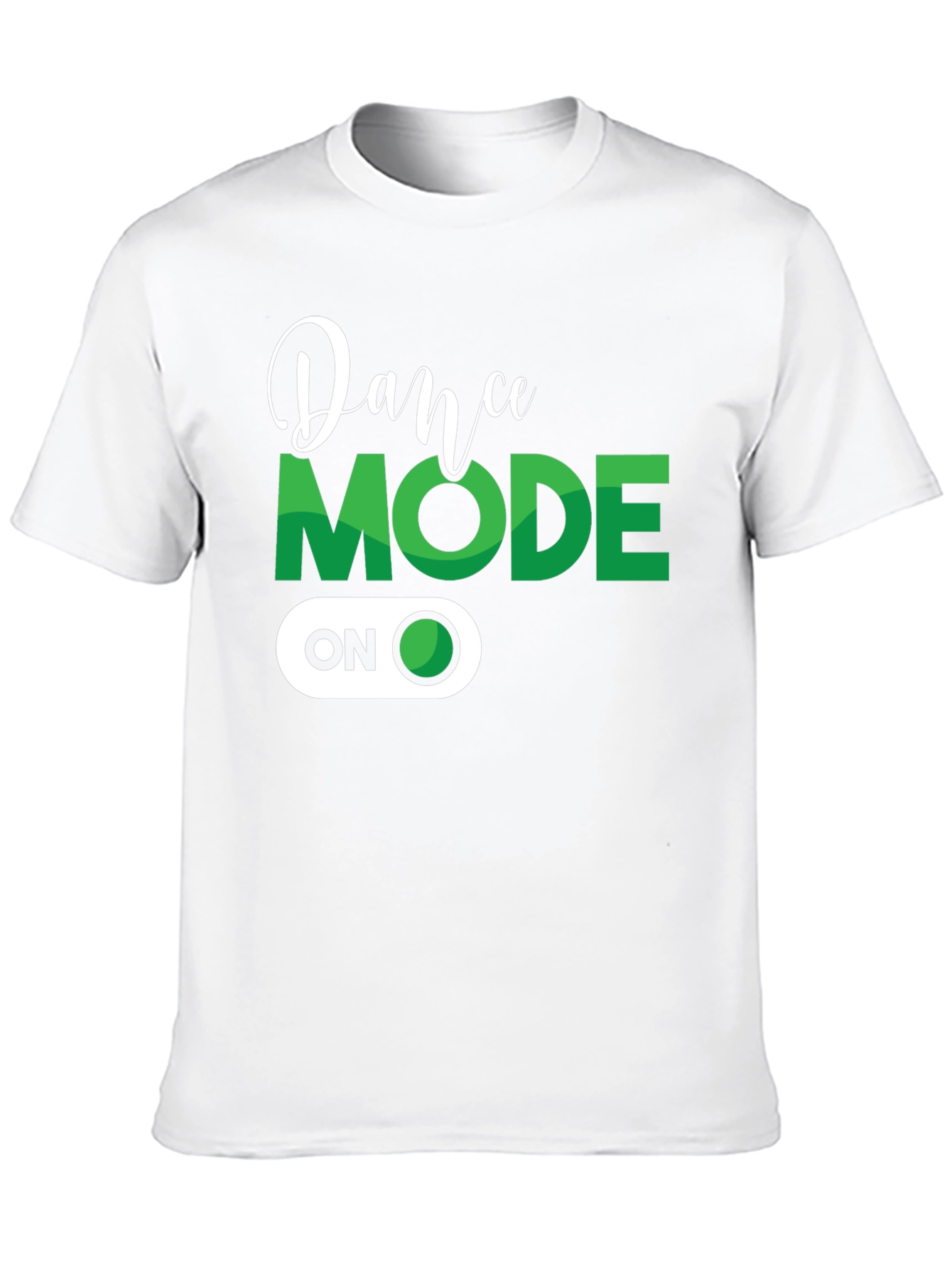 Dance Mode ON Black Graphic Tee