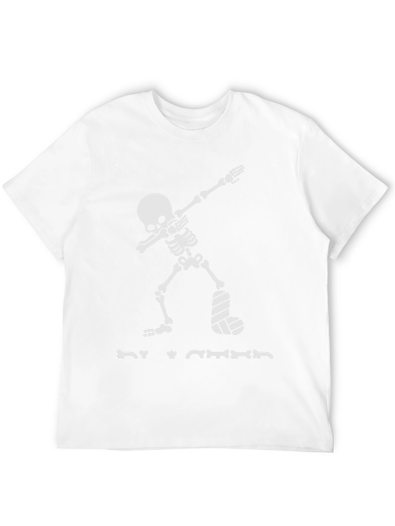 Dabbing Skeleton T-Shirt Broken Leg Halloween