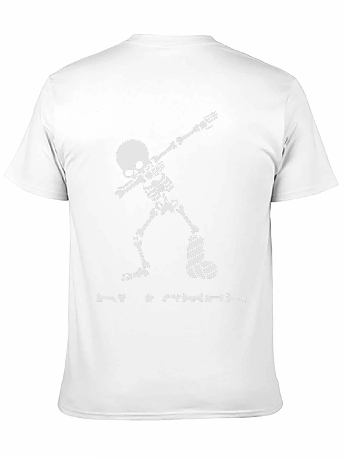 Dabbing Skeleton T-Shirt Broken Leg Halloween