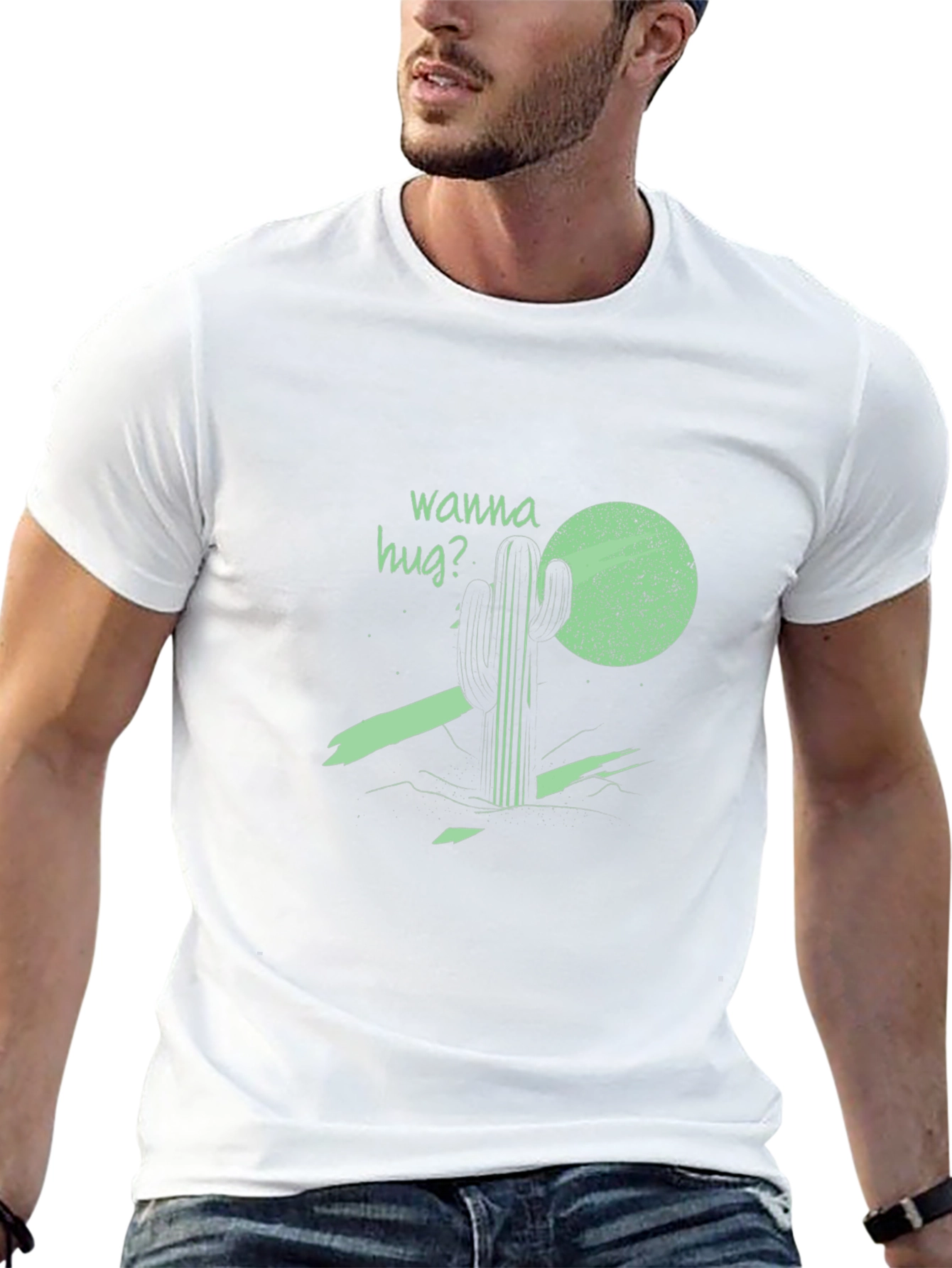 Wanna Hug Cactus Graphic Tee