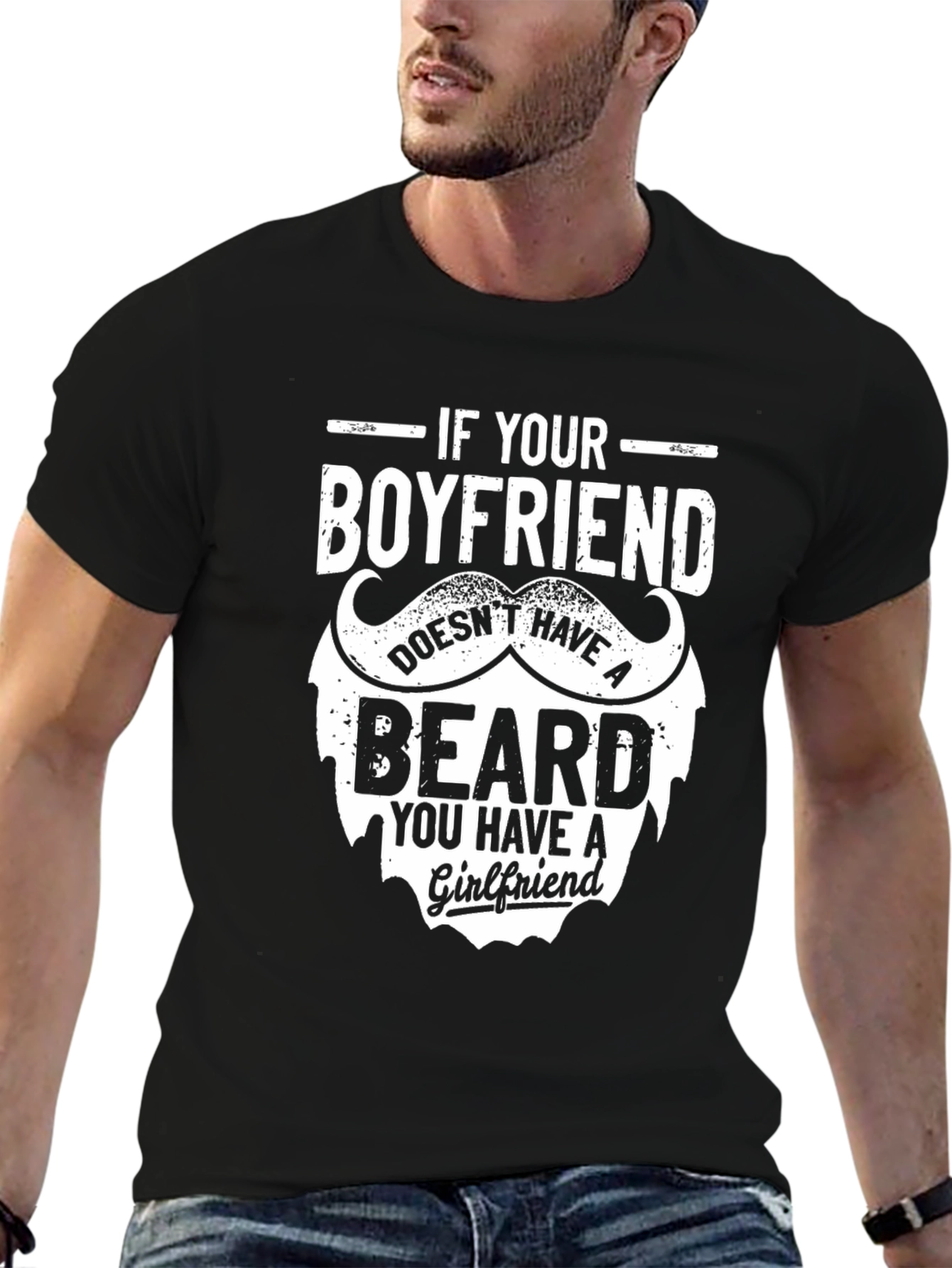Bearded Boyfriend Graphic Tee