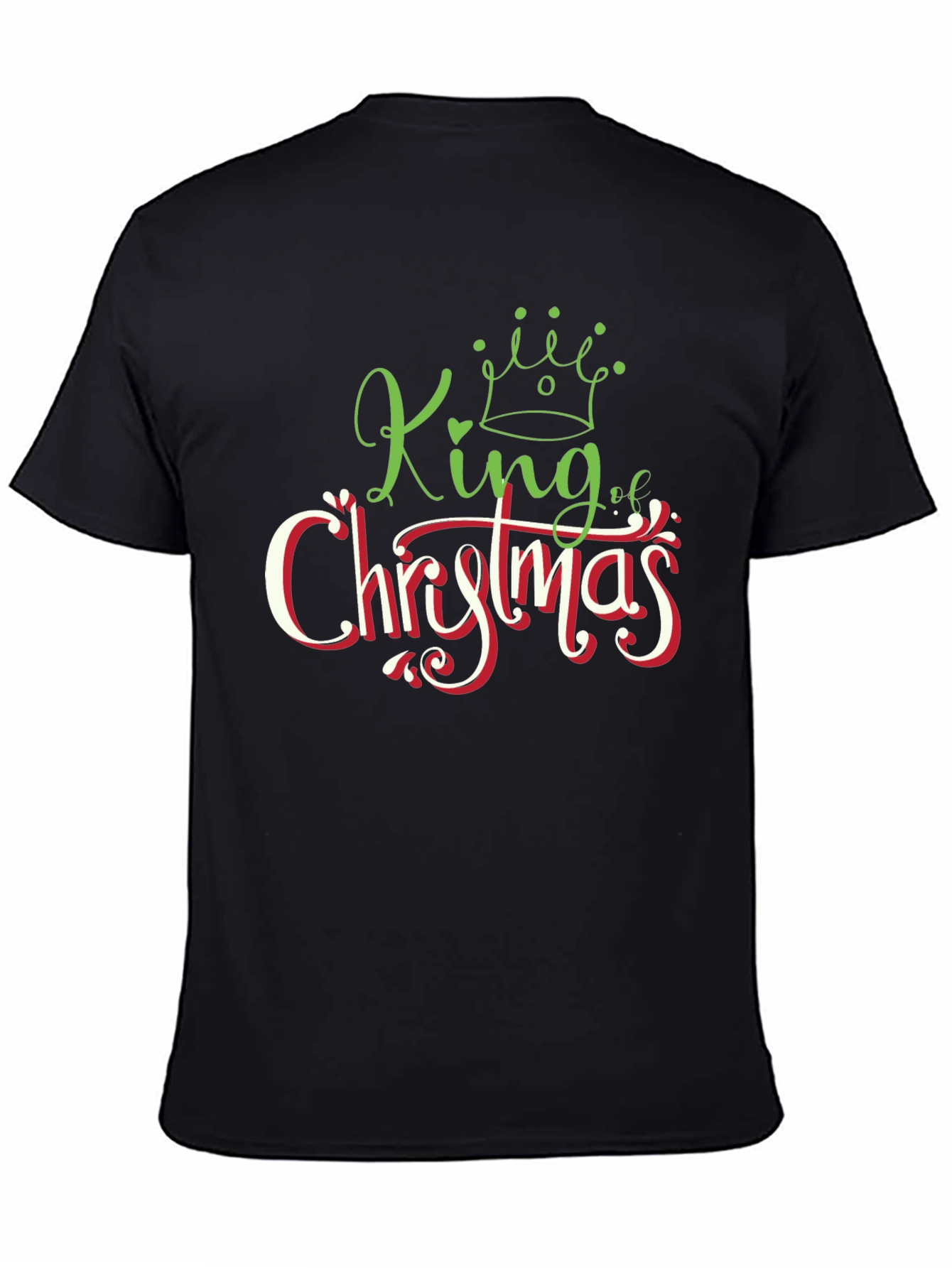 King of Christmas Graphic T-Shirt - Holiday Apparel