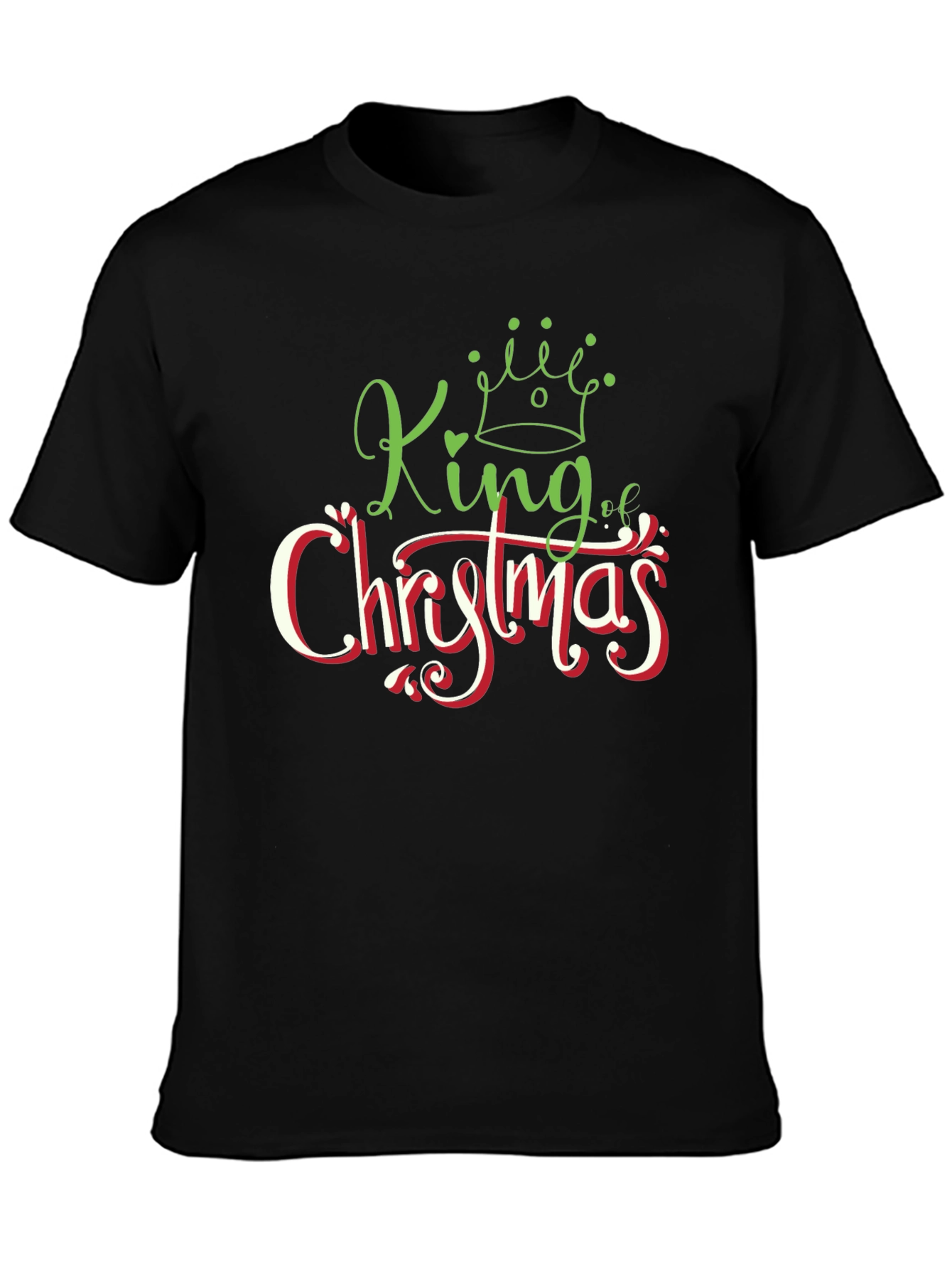 King of Christmas Graphic T-Shirt - Holiday Apparel