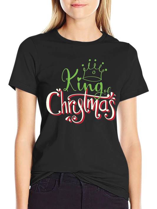 King of Christmas Graphic T-Shirt - Holiday Apparel