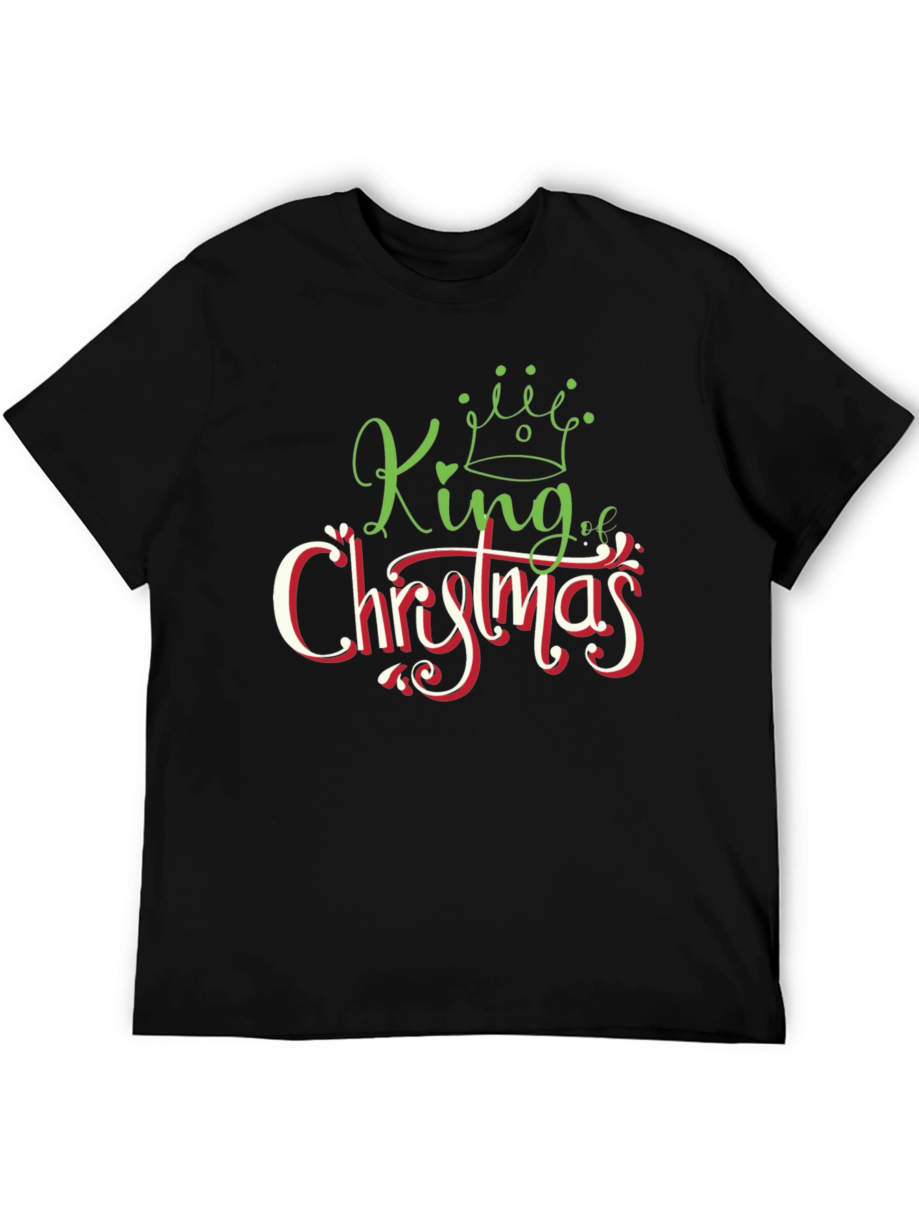 King of Christmas Graphic T-Shirt - Holiday Apparel