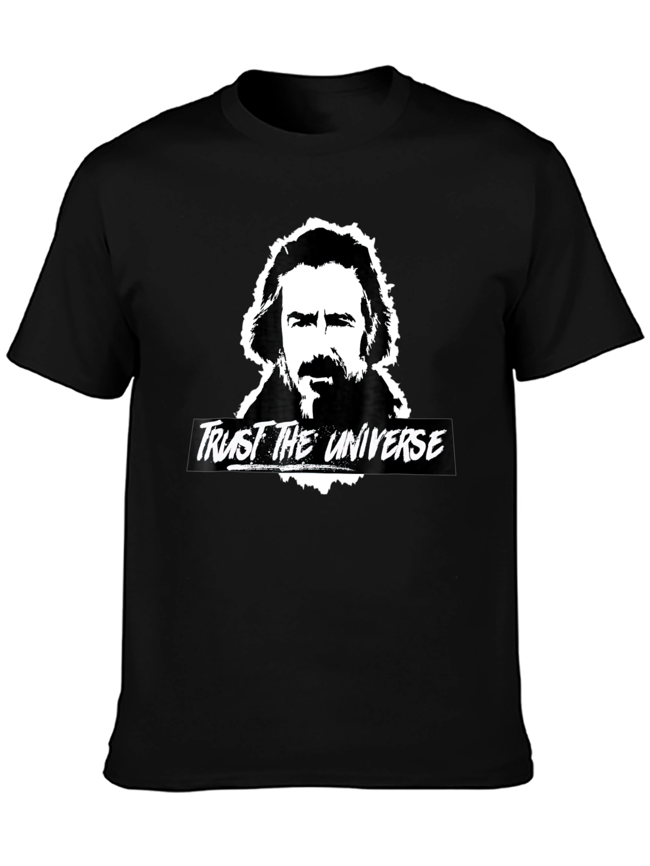 Trust the Universe Graphic T-Shirt - Black