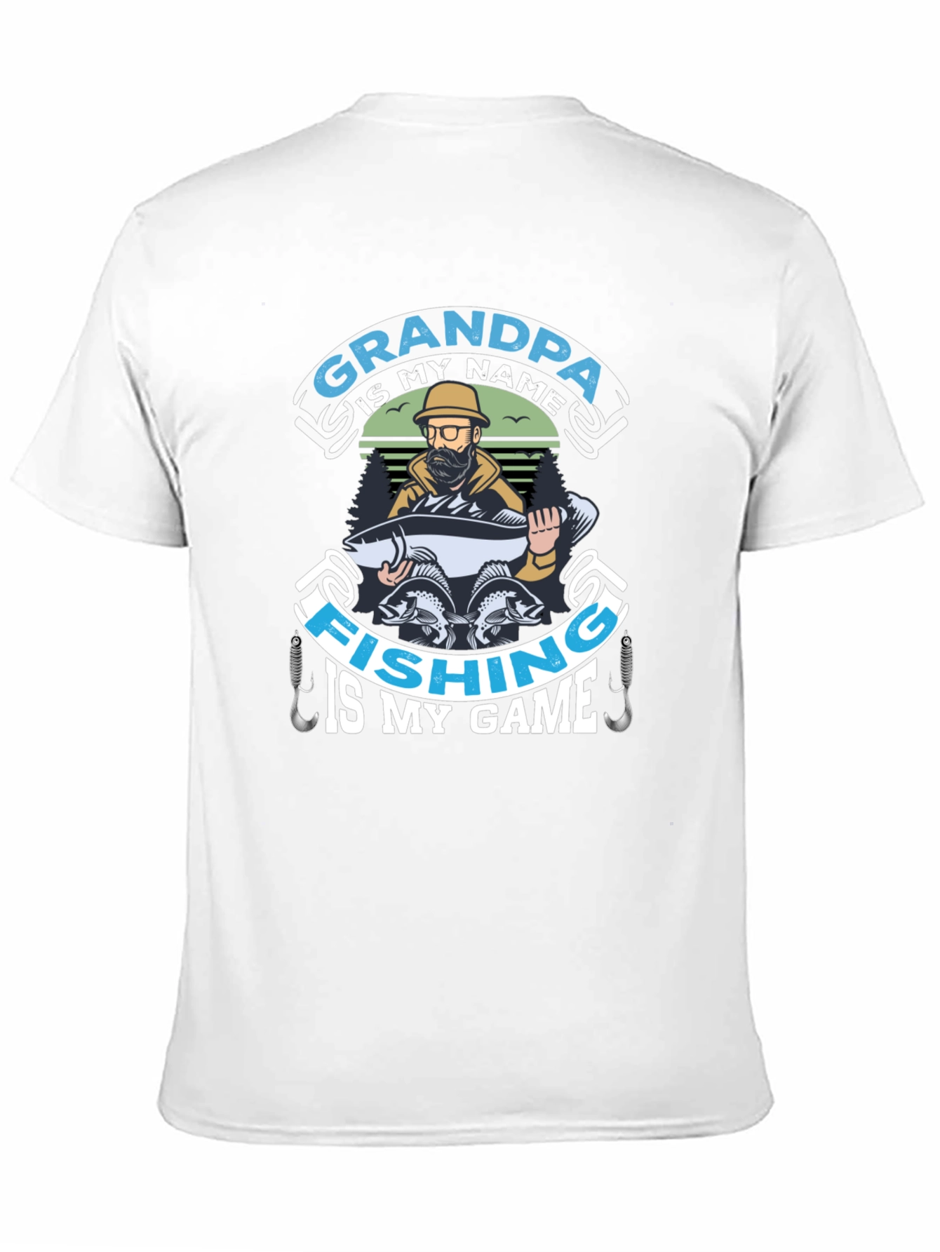 Grandpa Fishing T-Shirt - Fisherman Gift