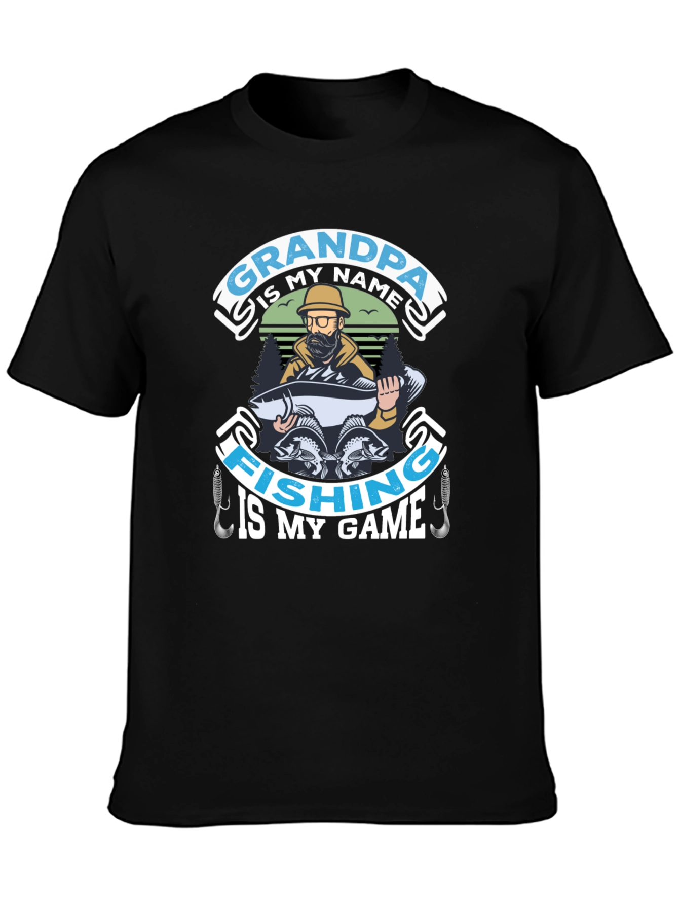Grandpa Fishing T-Shirt - Fisherman Gift
