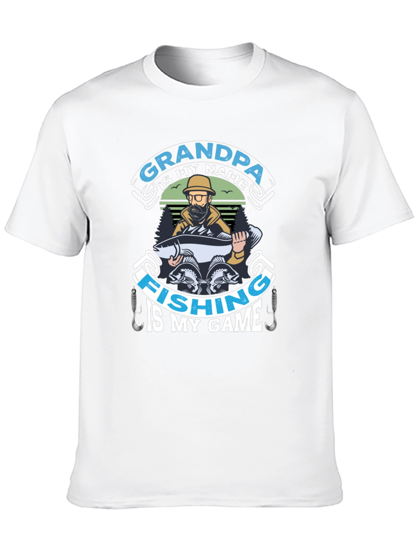 Grandpa Fishing T-Shirt - Fisherman Gift