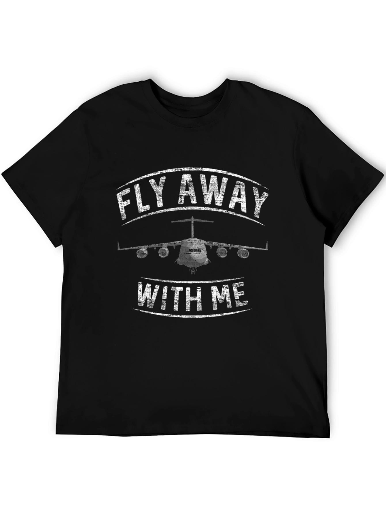 Fly Away With Me Black T-Shirt