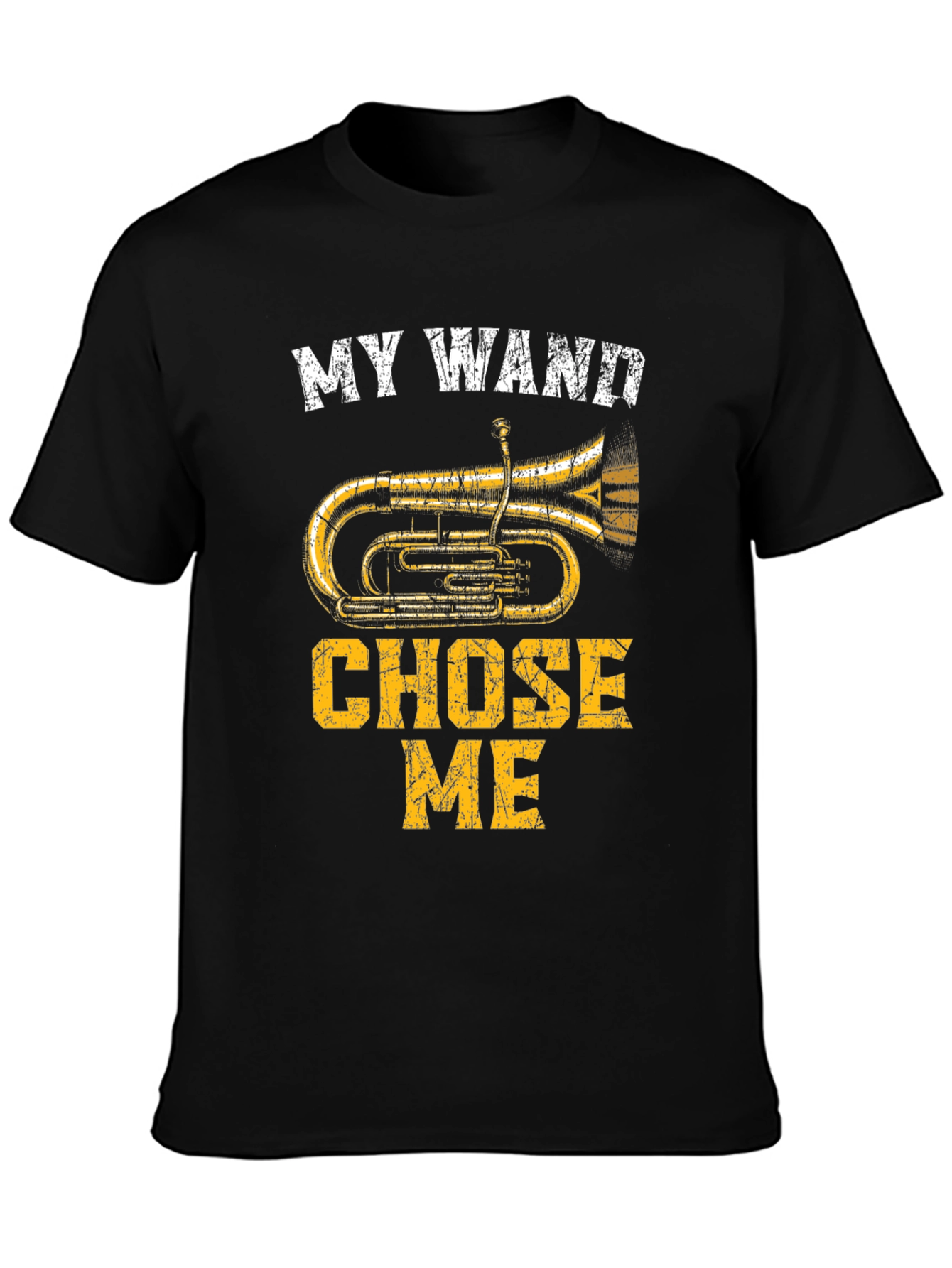 My Wand Chose Me Tuba T-Shirt - Musician Tee