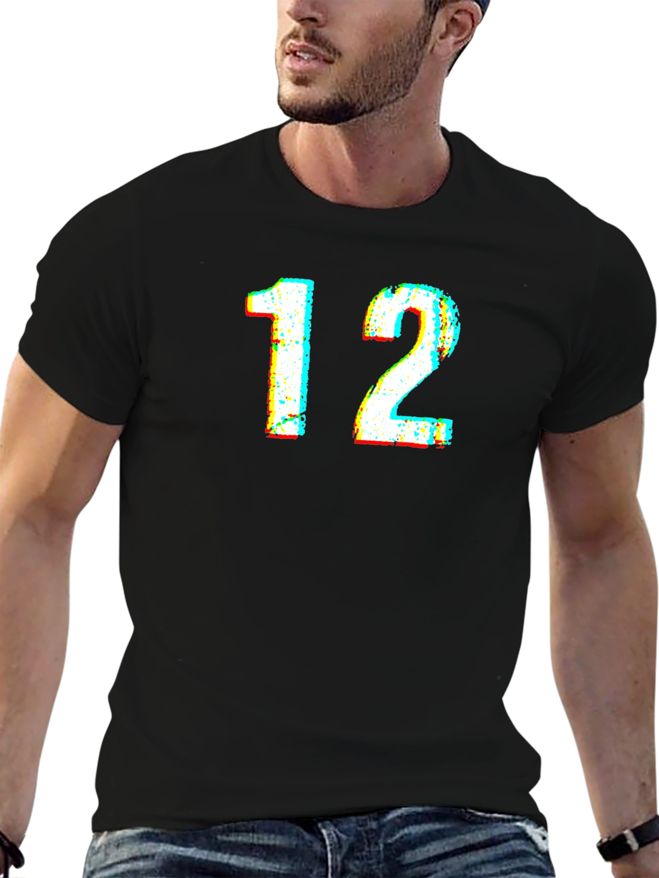 Number 12 Graphic Tee - Casual Cool
