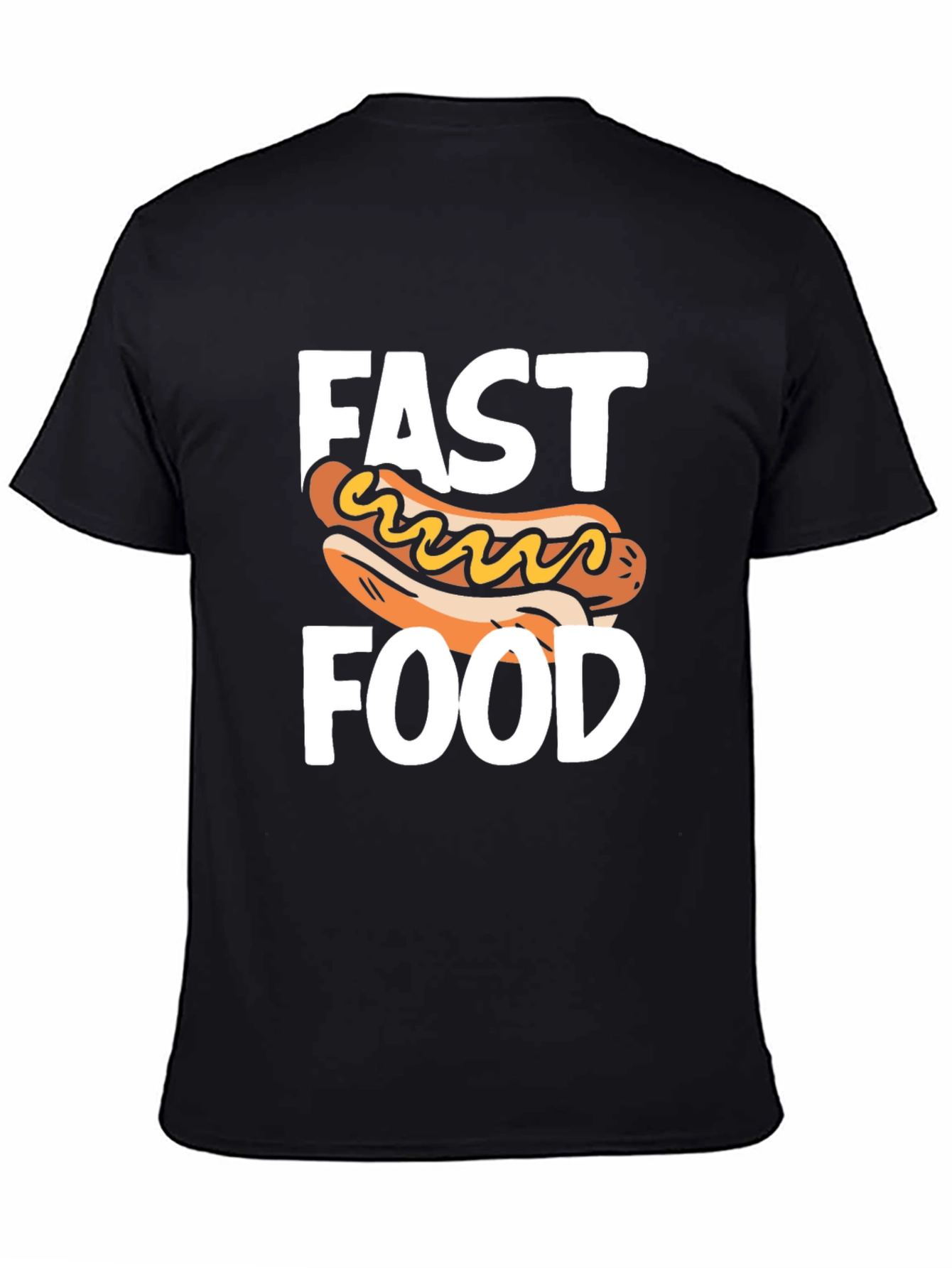 Fast Food Hotdog Graphic T-Shirt