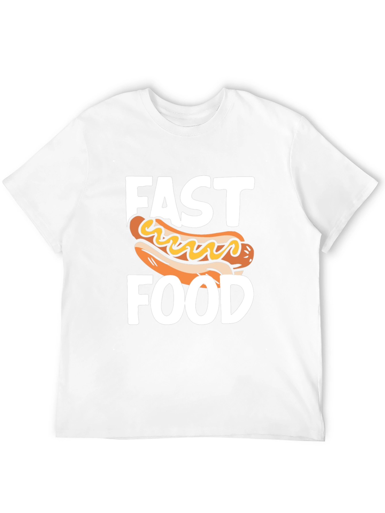 Fast Food Hotdog Graphic T-Shirt