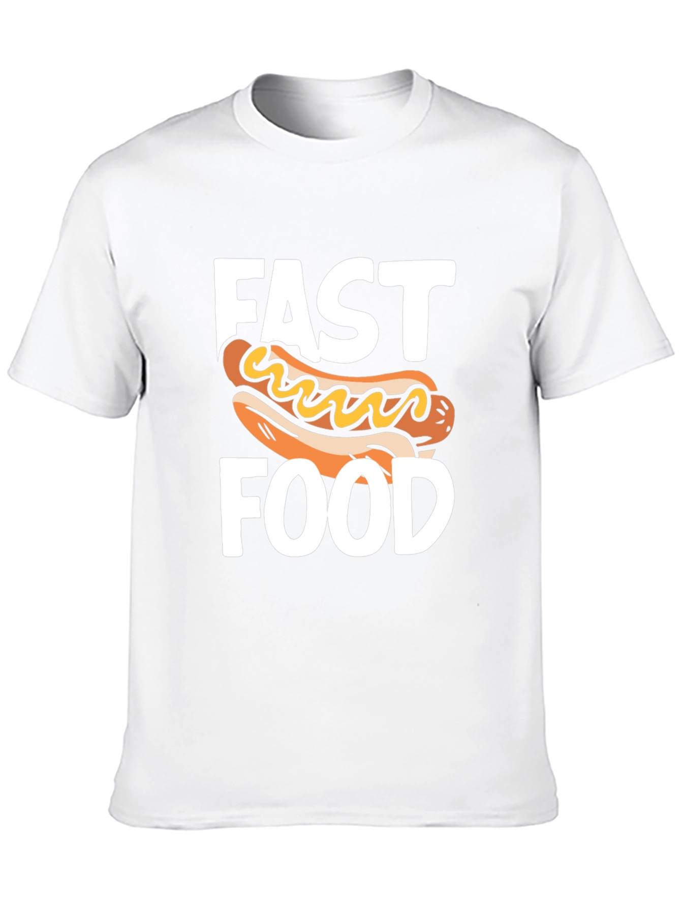 Fast Food Hotdog Graphic T-Shirt