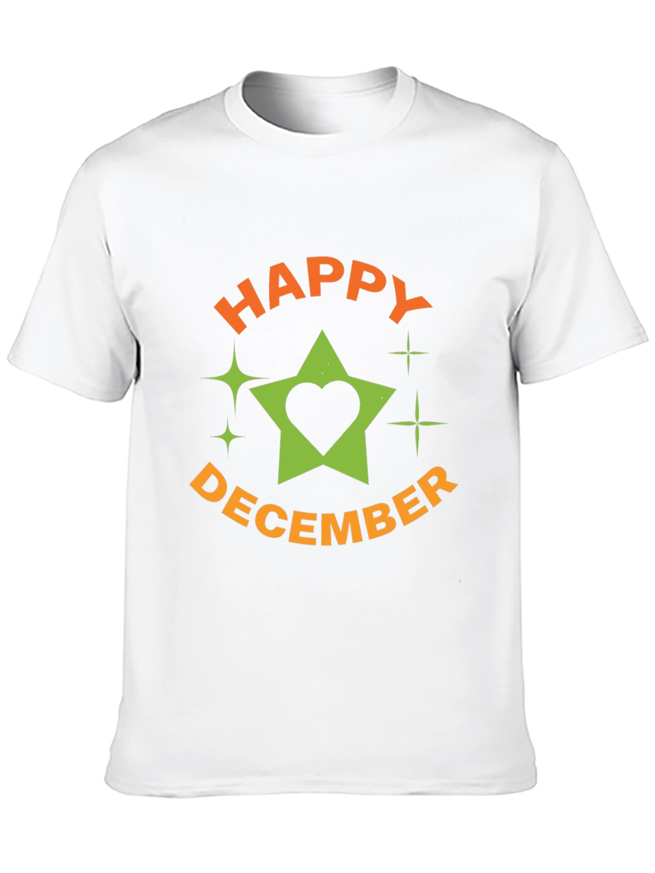 Festive Happy December Graphic T-Shirt