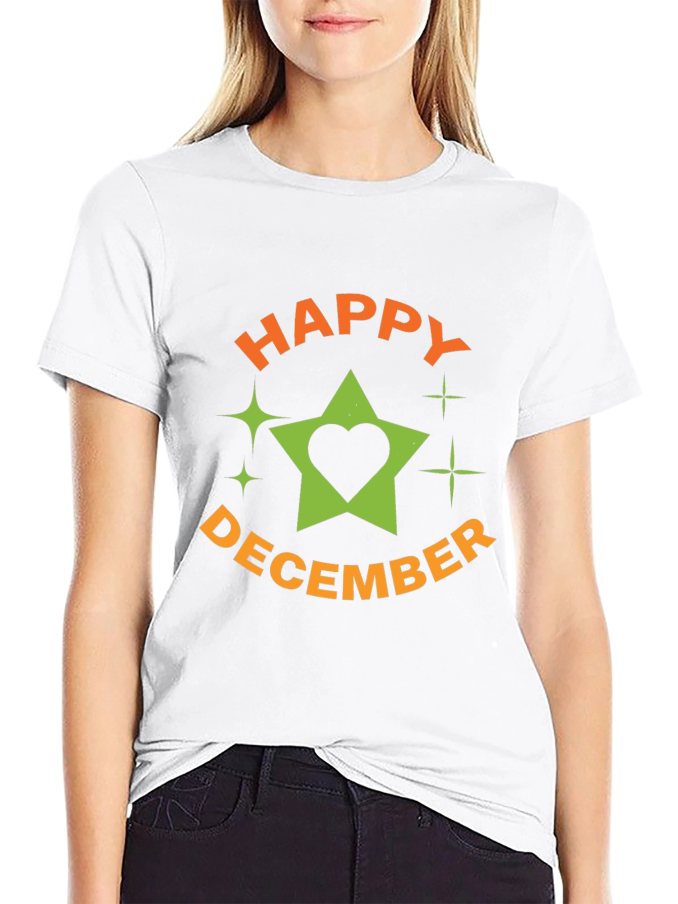 Festive Happy December Graphic T-Shirt