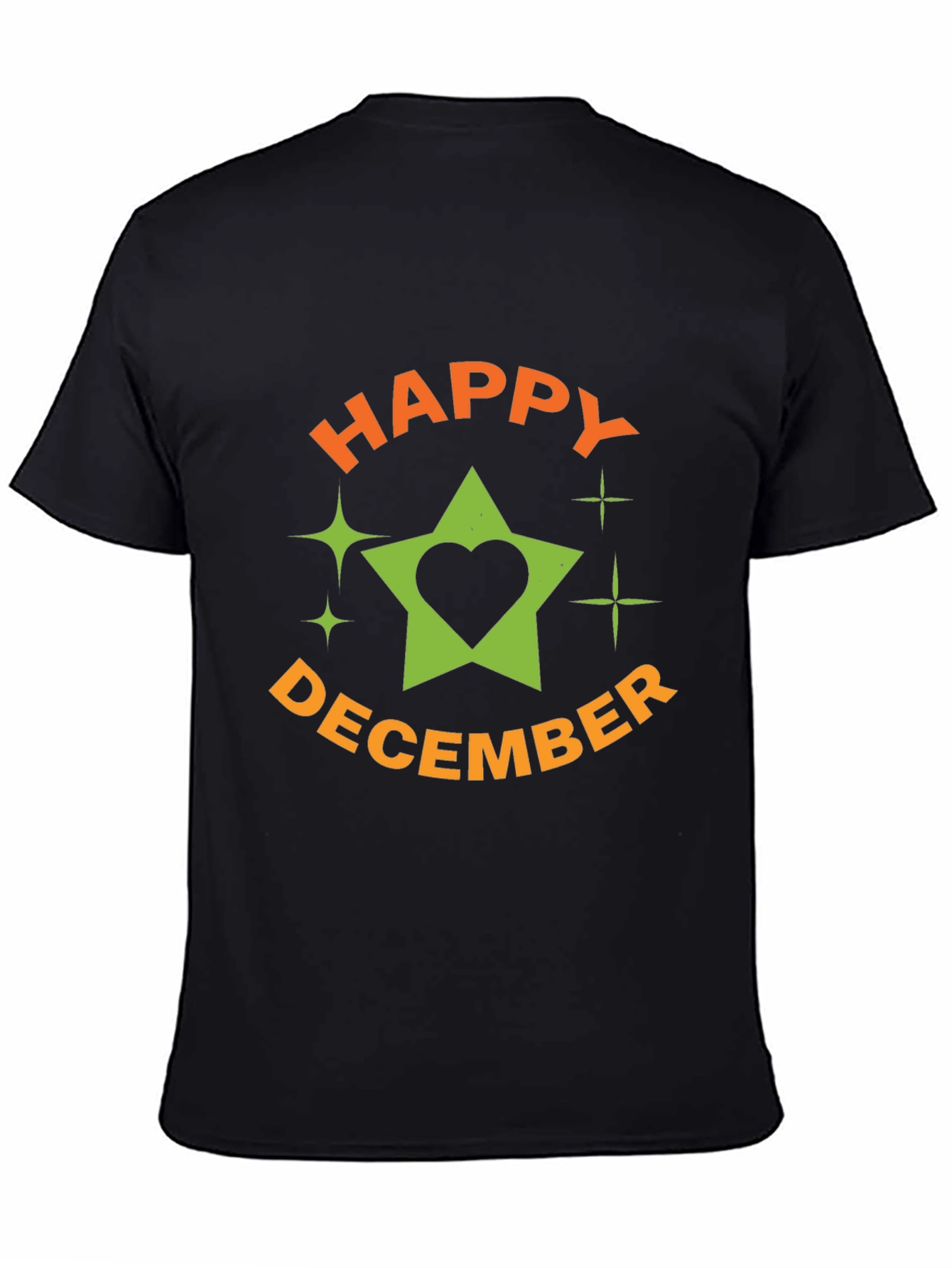 Festive Happy December Graphic T-Shirt