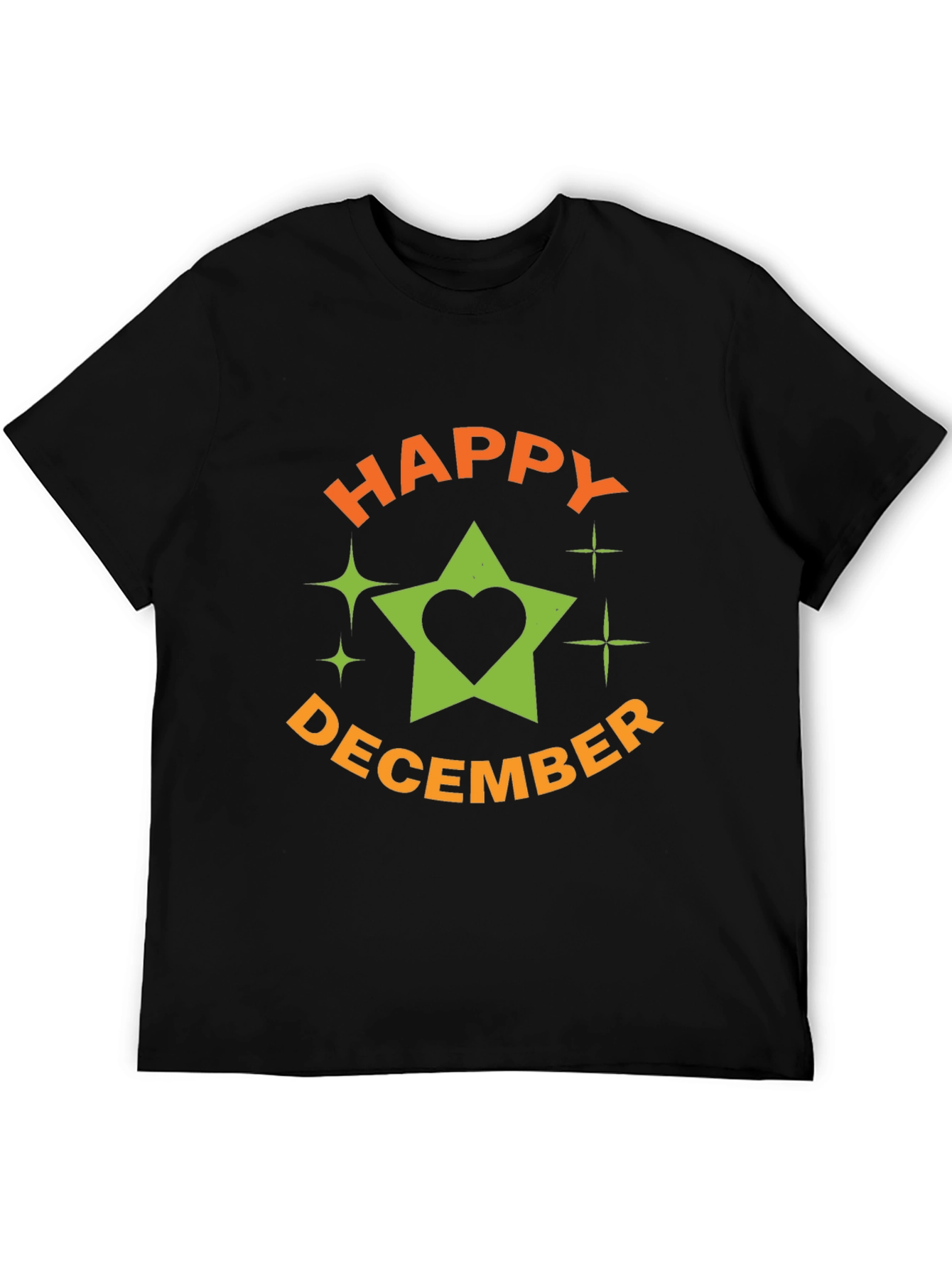 Festive Happy December Graphic T-Shirt