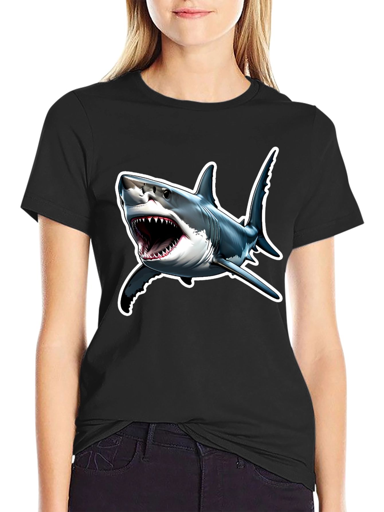 Shark Attack T-Shirt - Bold Graphic Tee