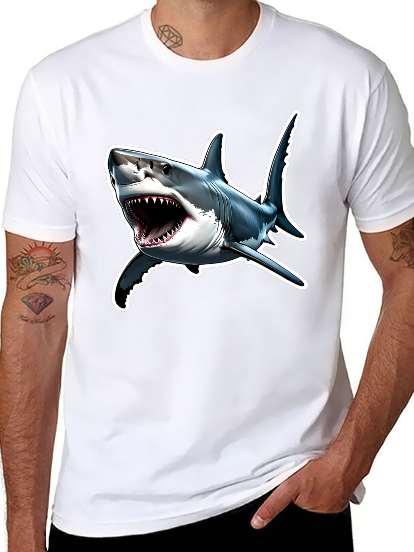 Shark Attack T-Shirt - Bold Graphic Tee
