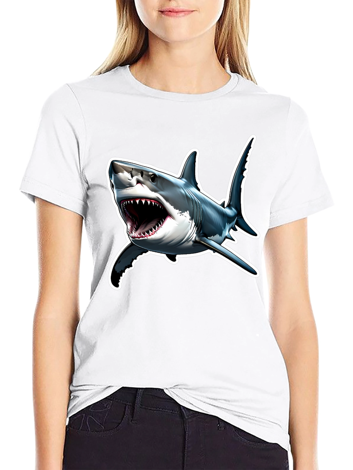 Shark Attack T-Shirt - Bold Graphic Tee