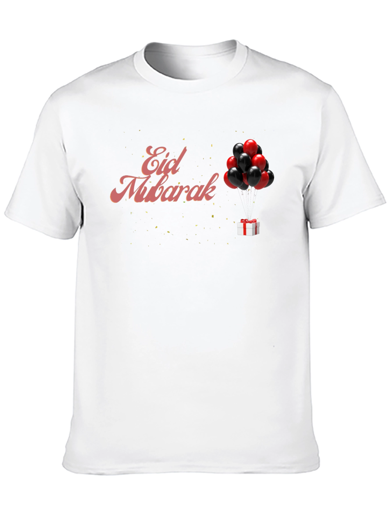 Eid Mubarak Black T-Shirt