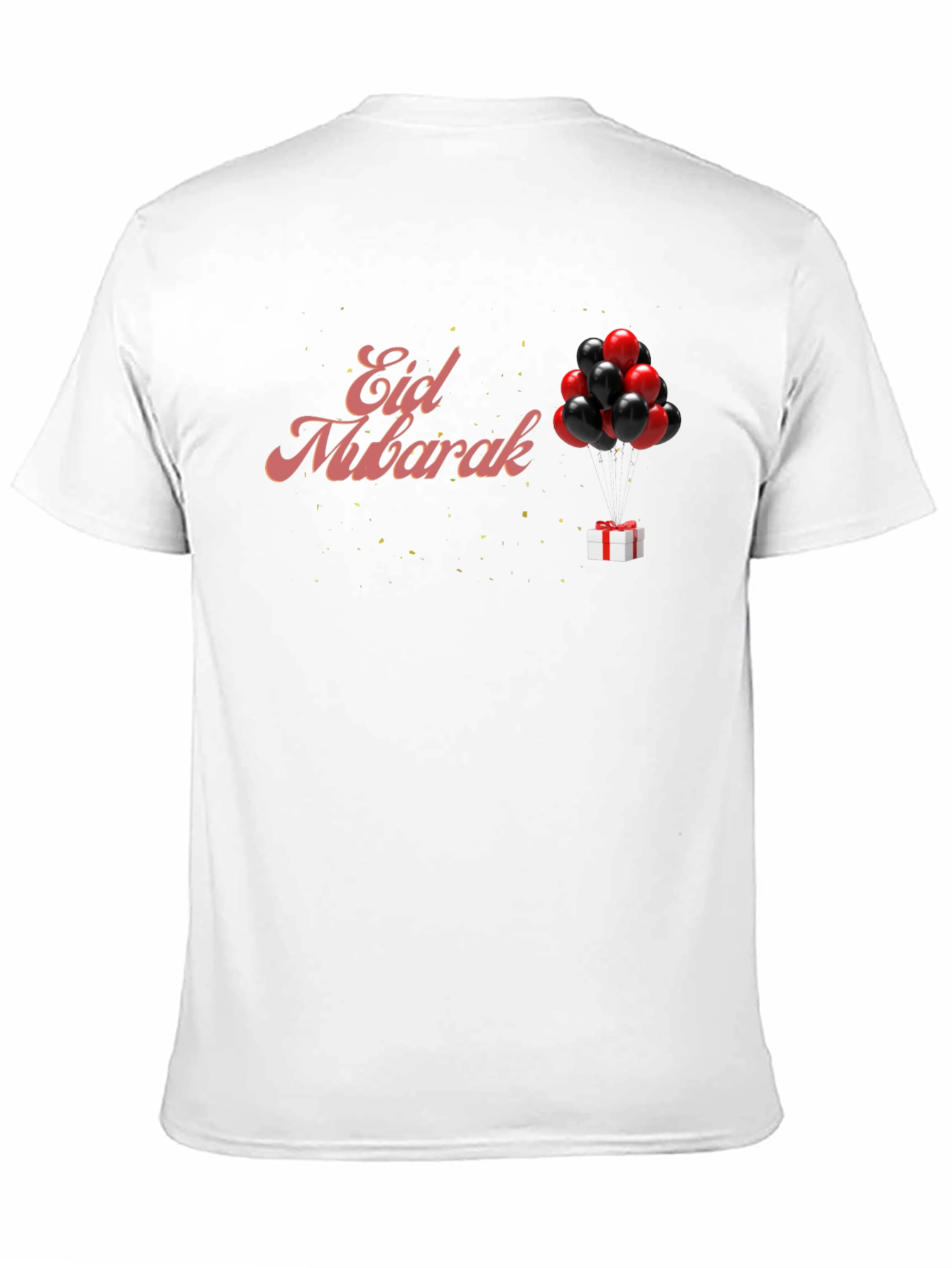 Eid Mubarak Black T-Shirt
