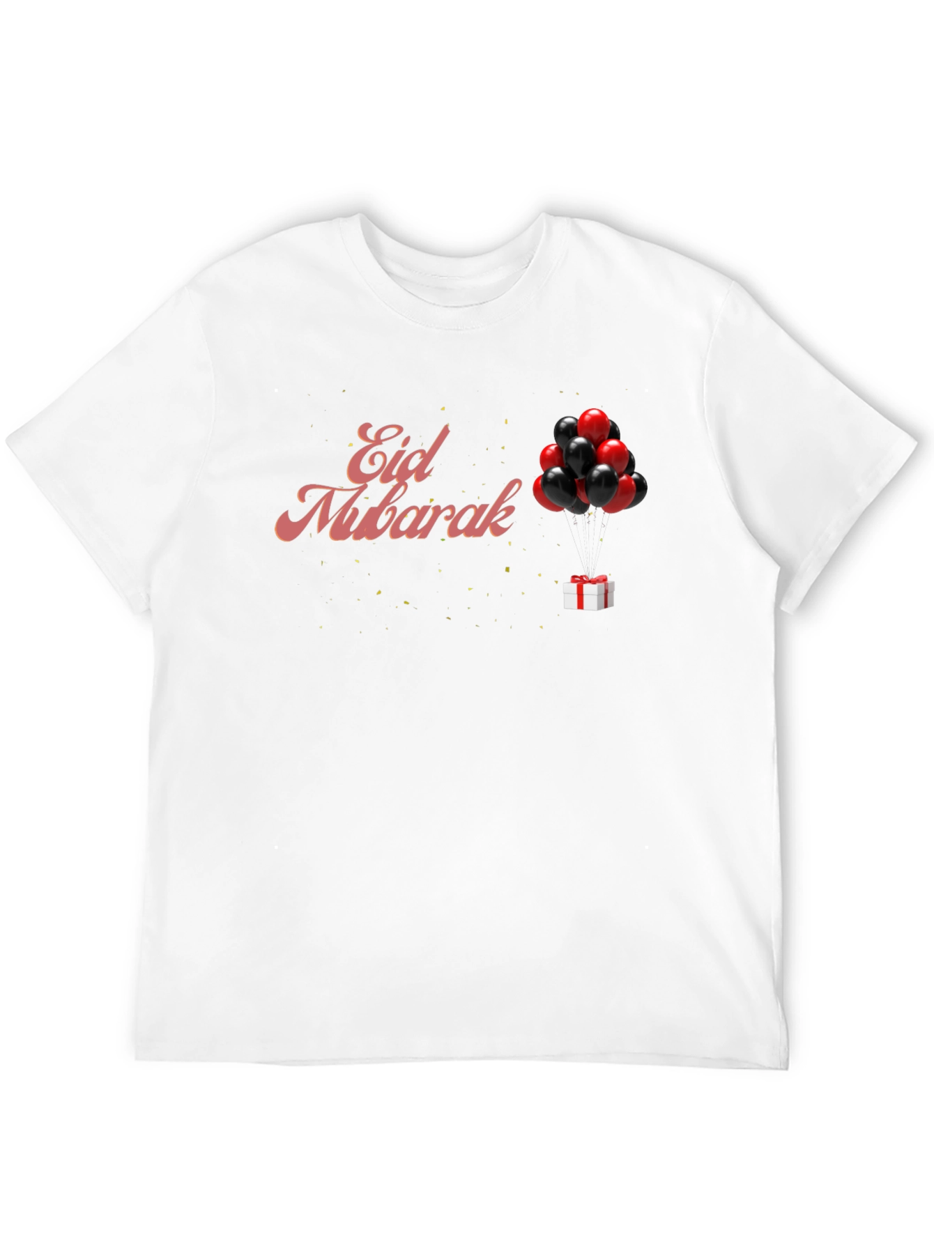 Eid Mubarak Black T-Shirt
