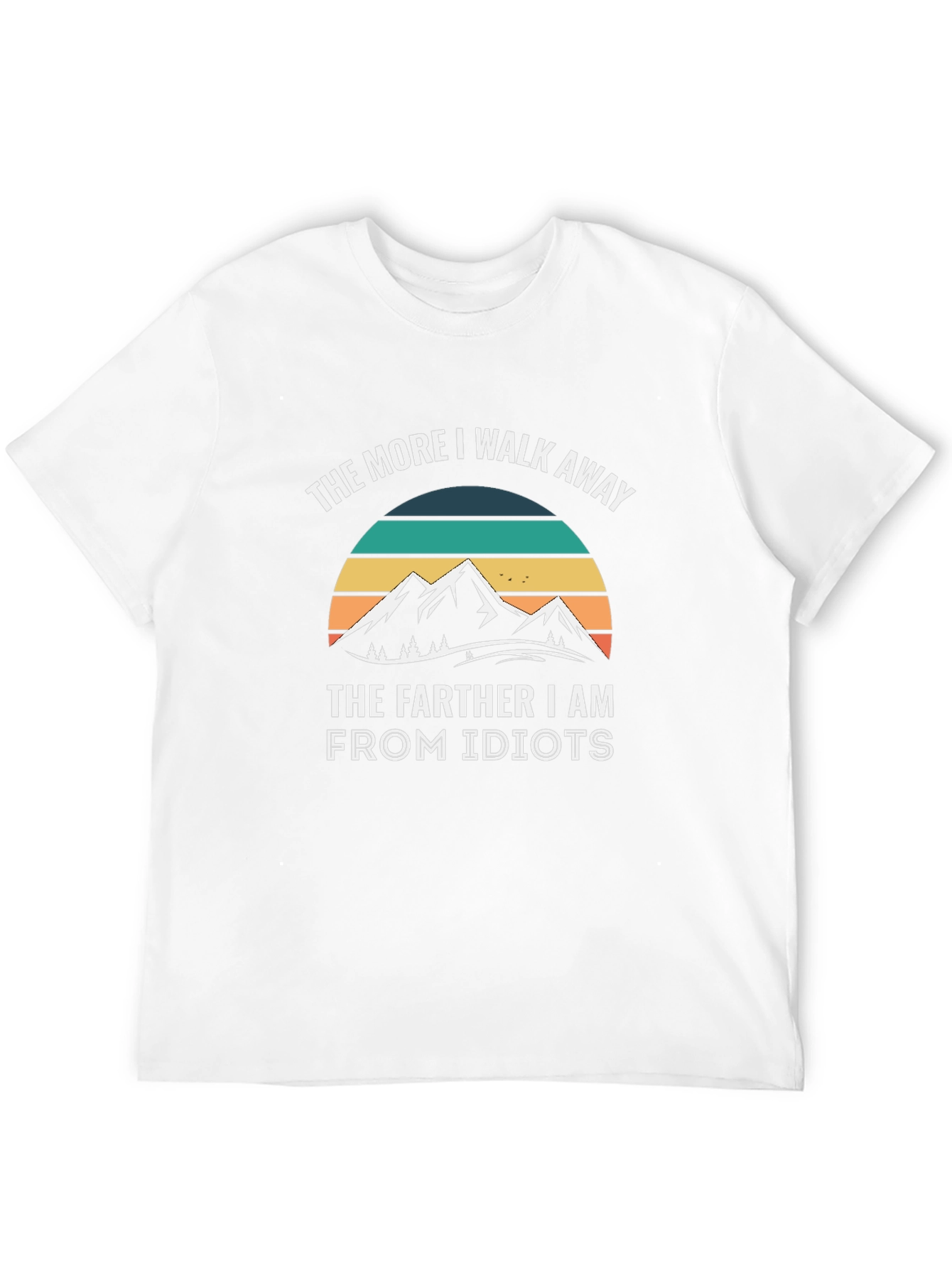 Funny Mountain Idiots Graphic T-Shirt