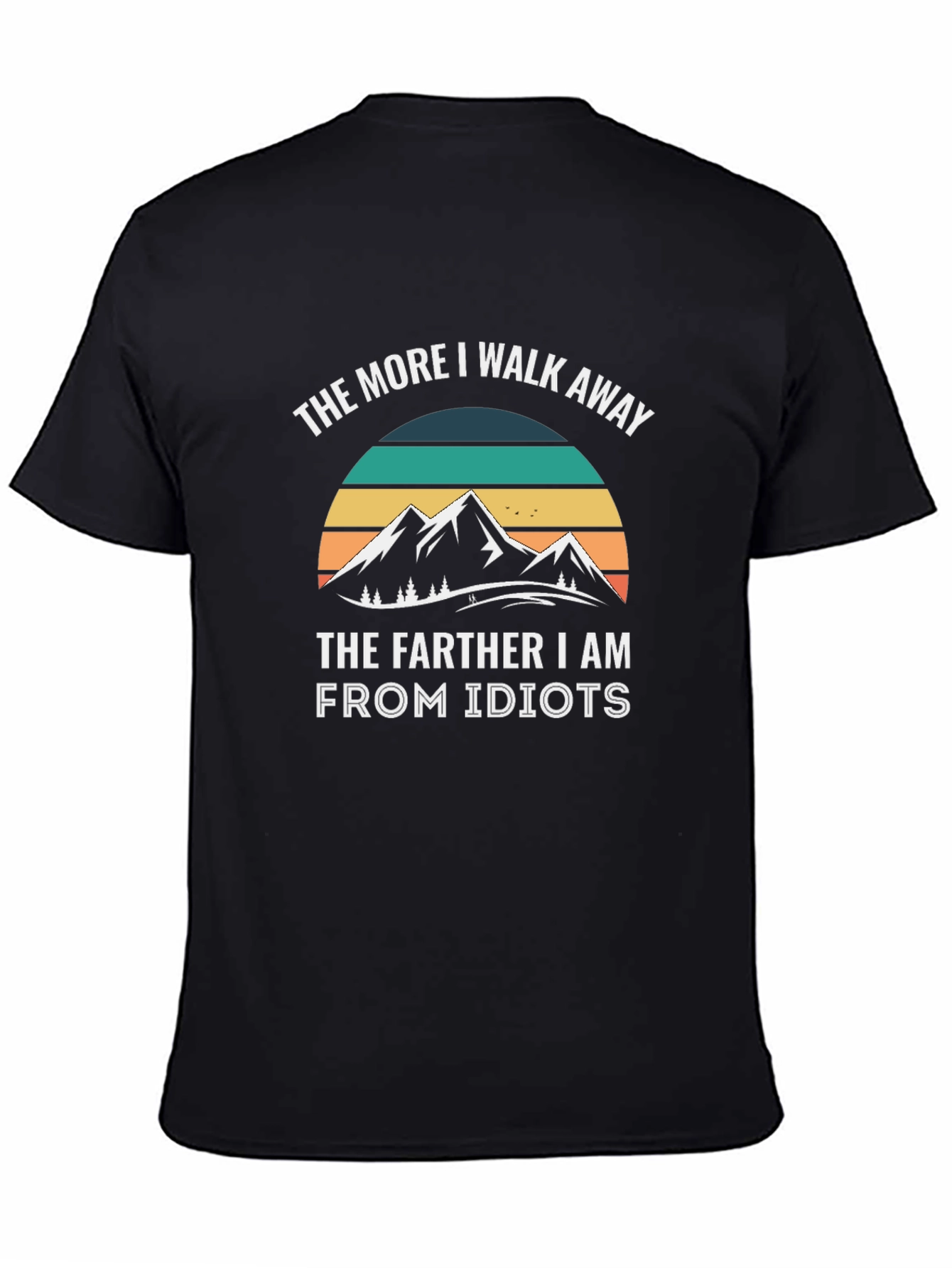Funny Mountain Idiots Graphic T-Shirt