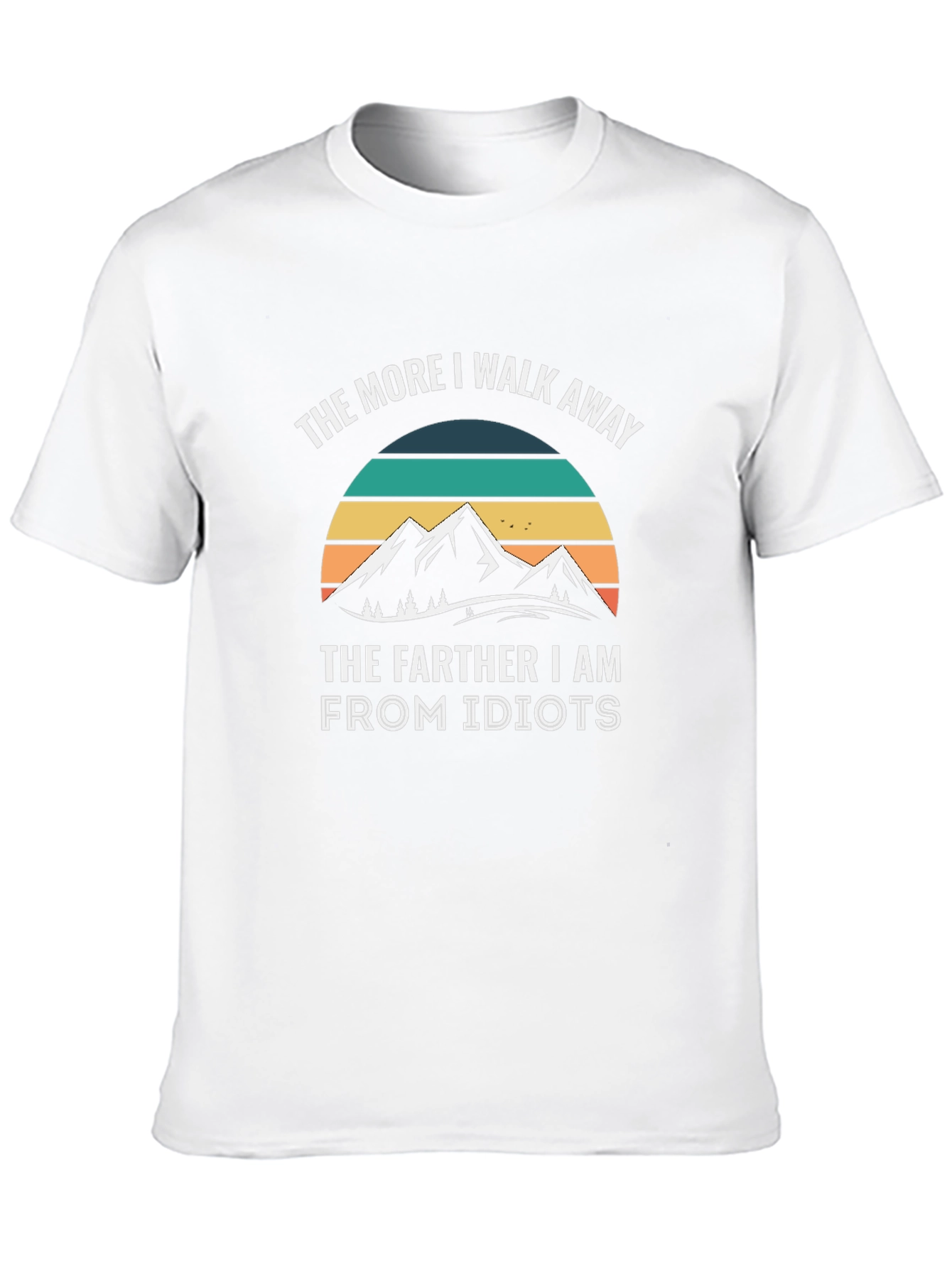 Funny Mountain Idiots Graphic T-Shirt