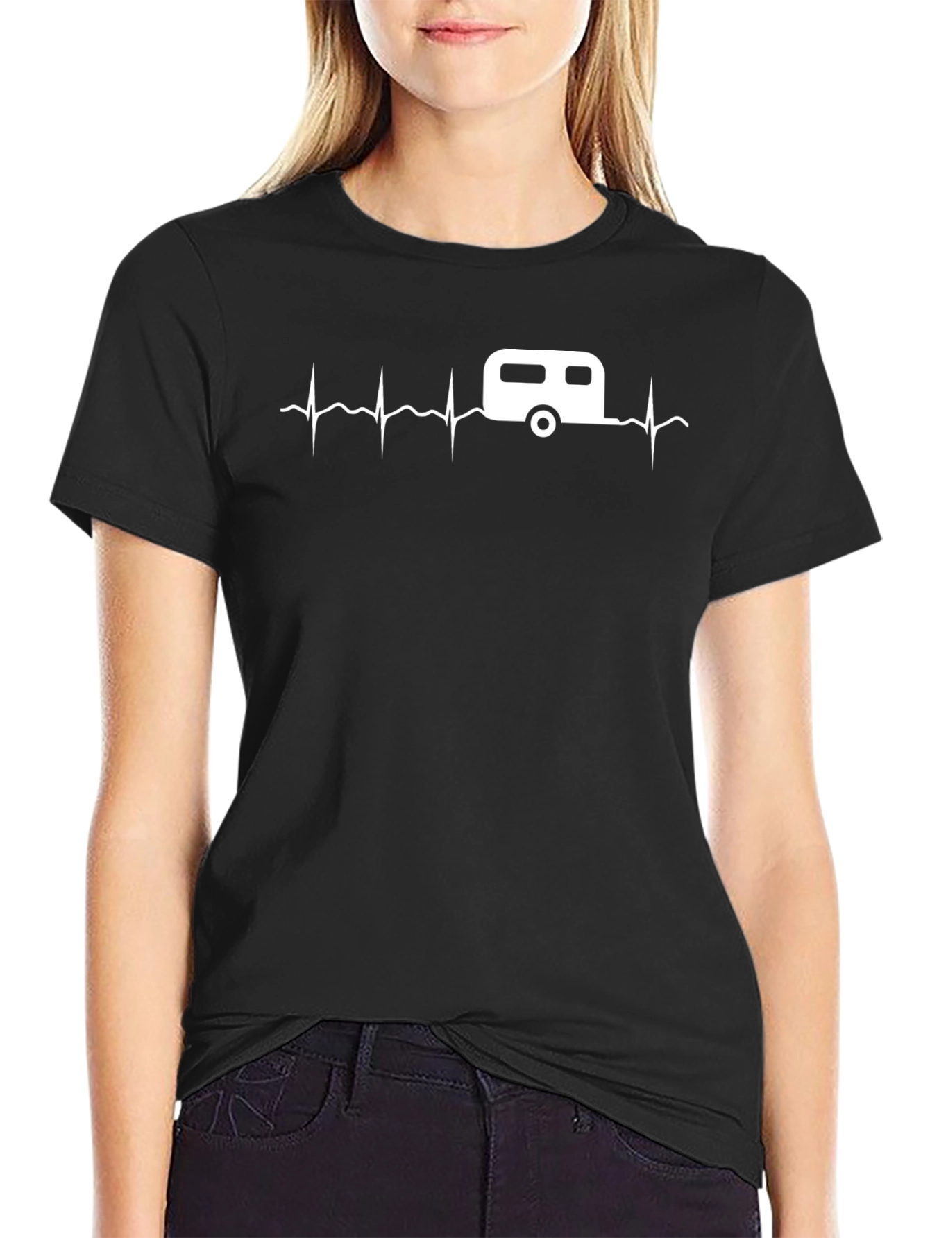 Camper Heartbeat T-Shirt - Camping Life Tee