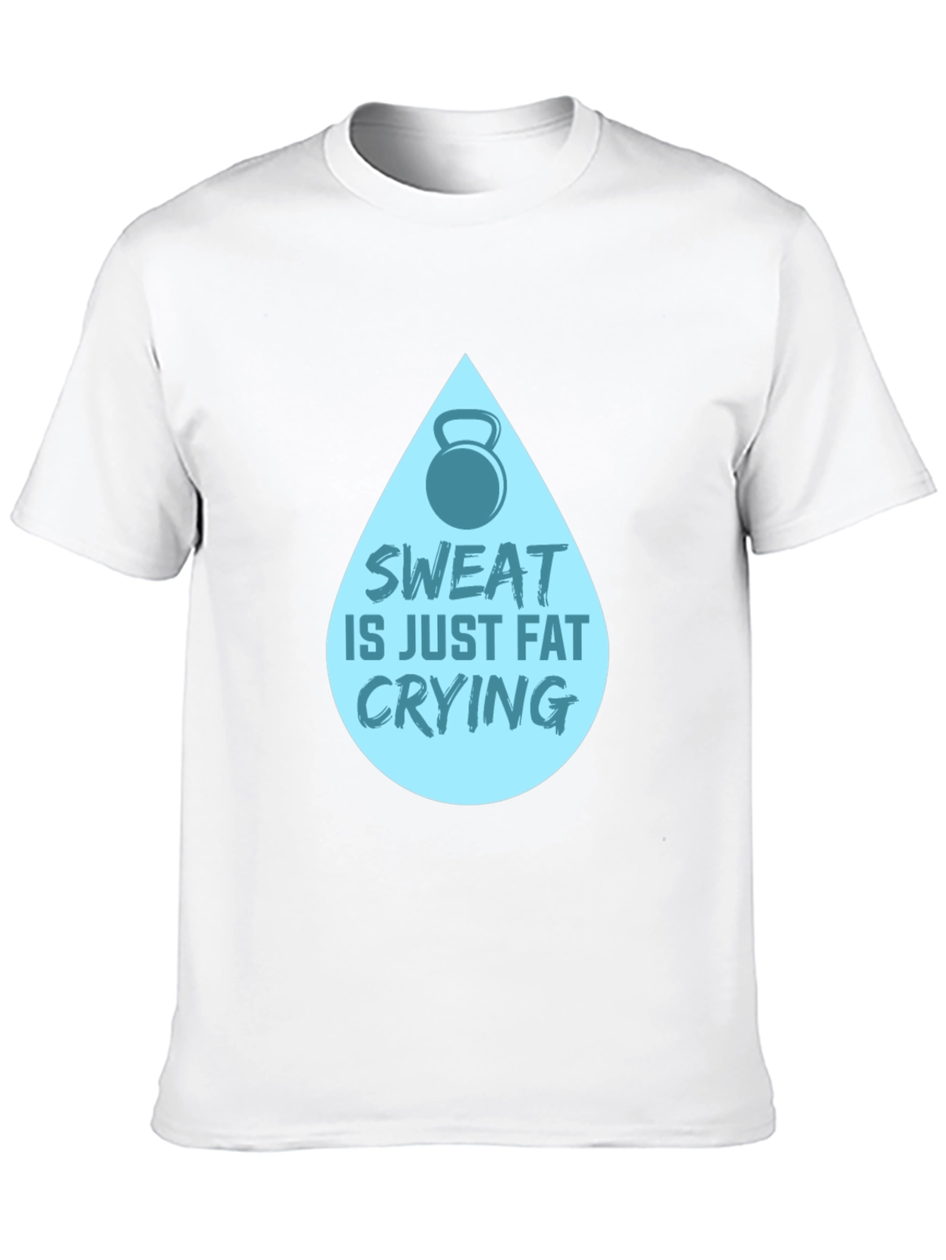 Sweat is Fat Crying Graphic Tee