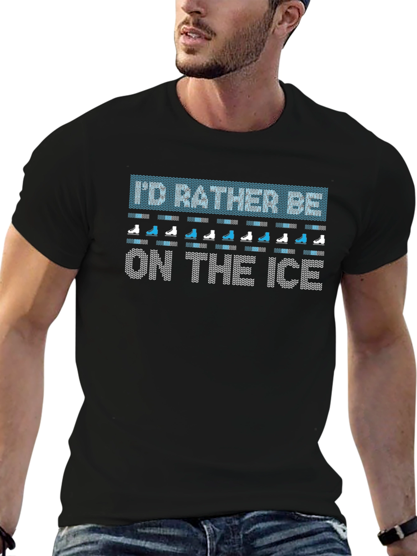 Id Rather Be On The Ice T-Shirt