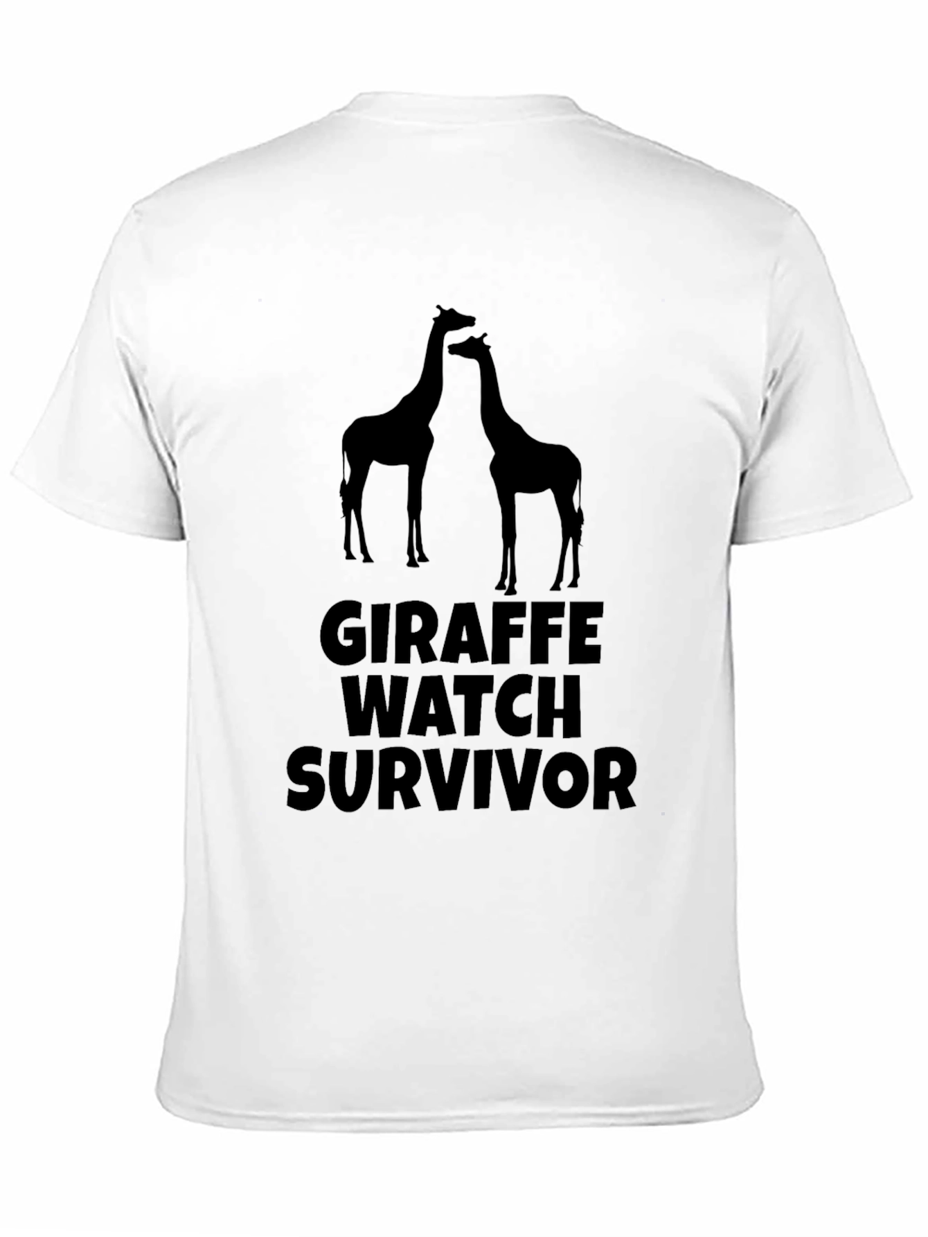 Giraffe Watch Survivor T-Shirt - Black