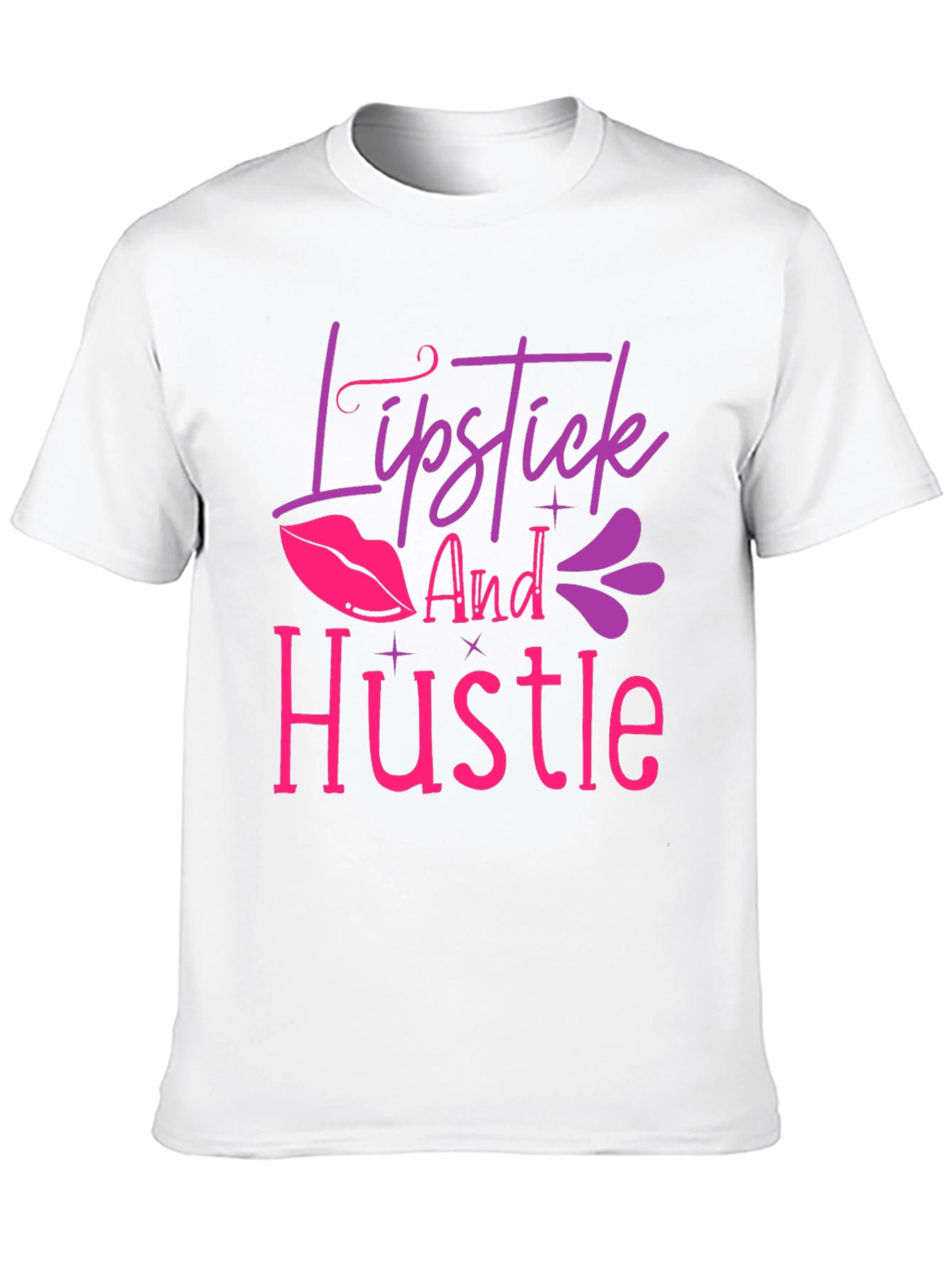 Lipstick and Hustle Graphic Tee