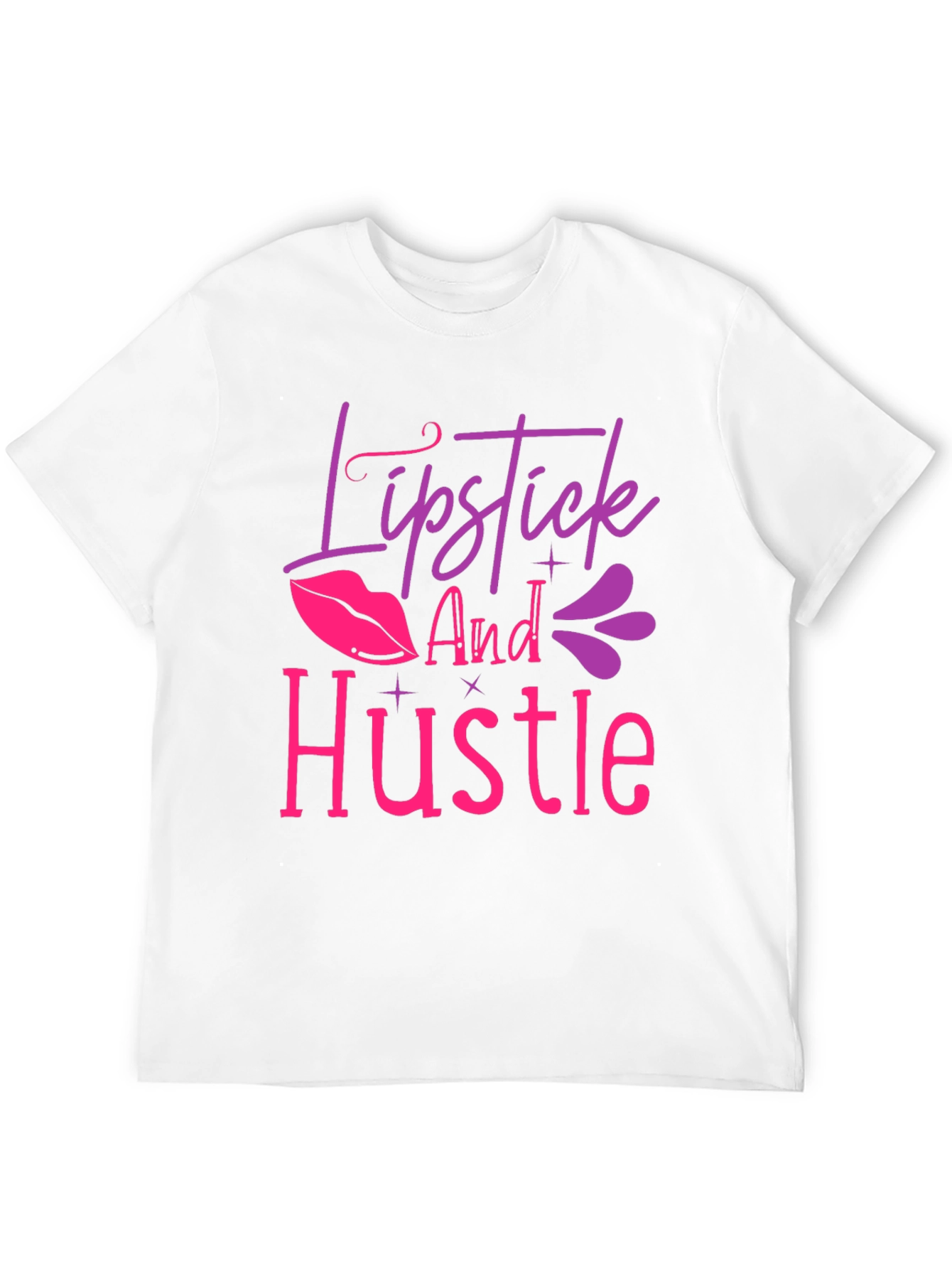 Lipstick and Hustle Graphic Tee
