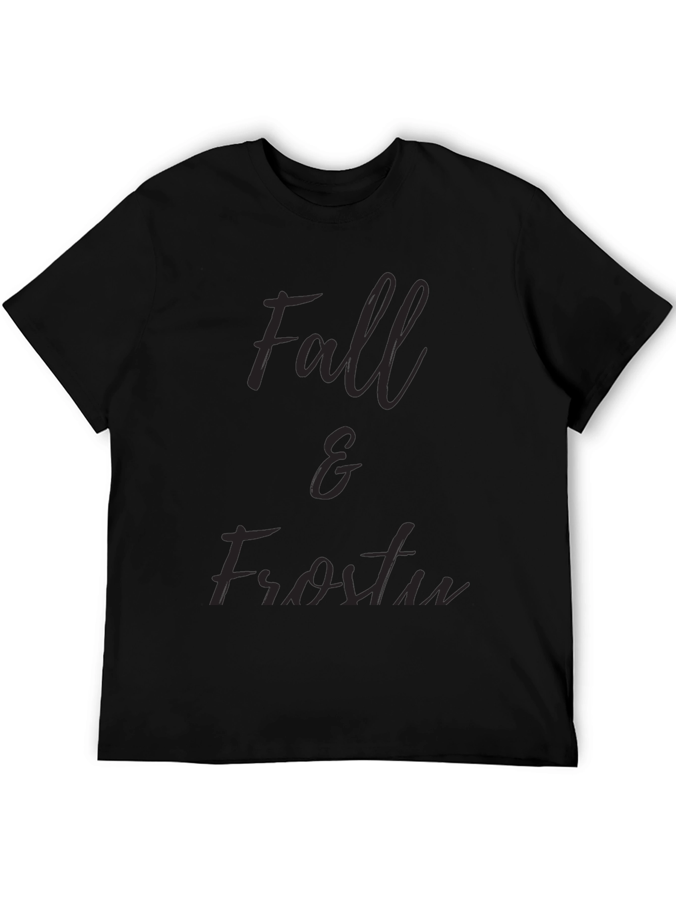 Fall & Frosty Black T-Shirt