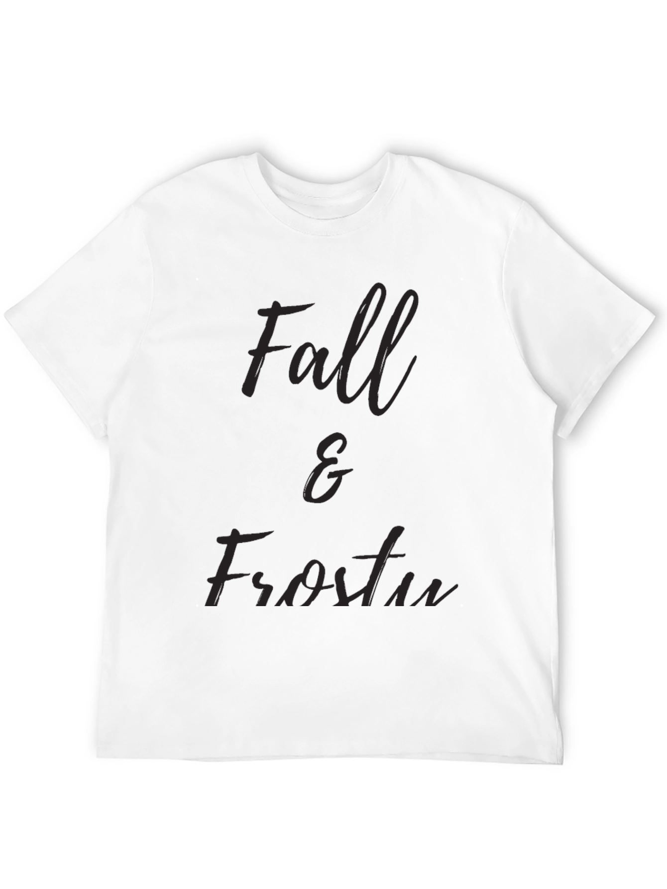 Fall & Frosty Black T-Shirt