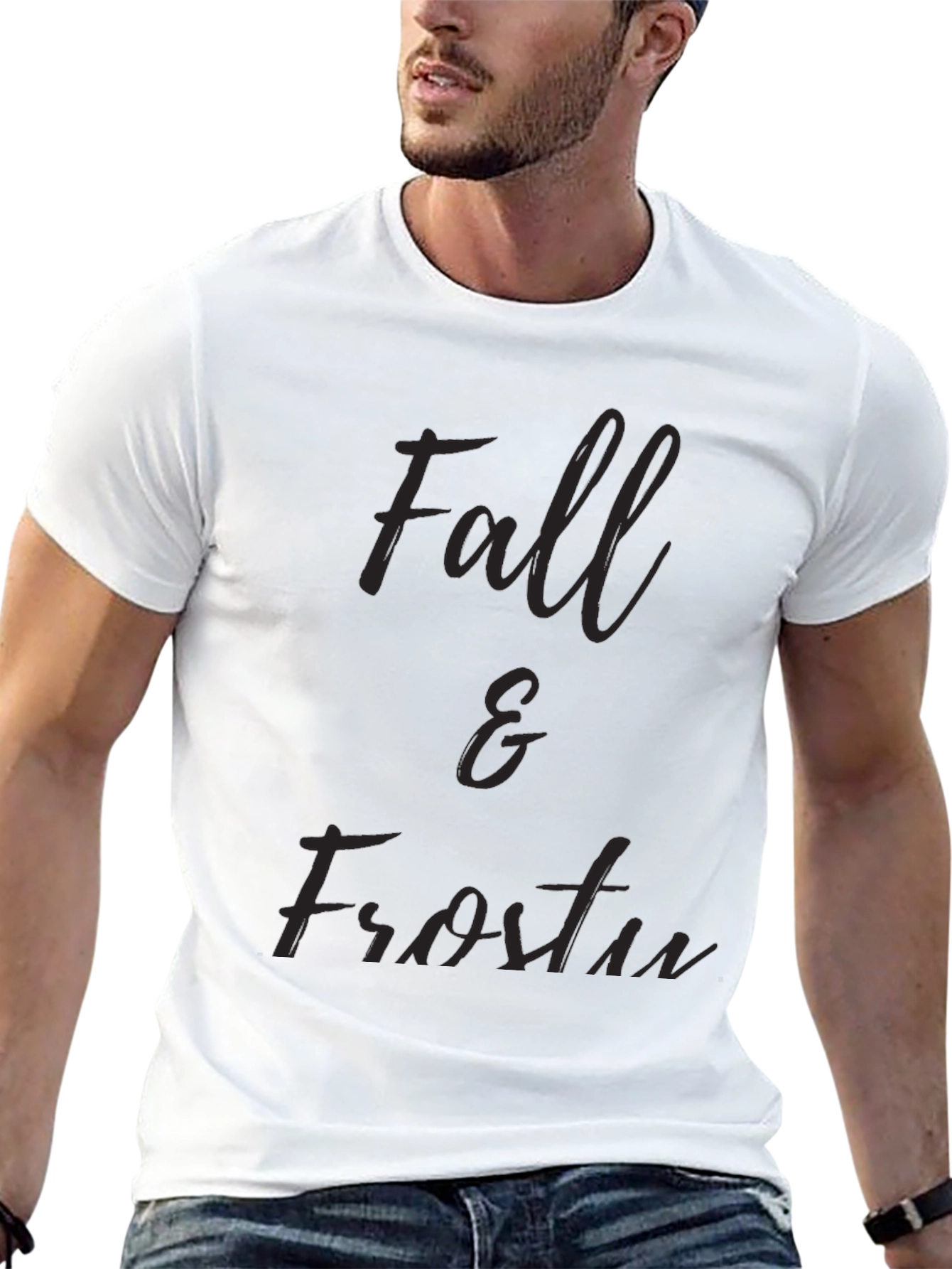 Fall & Frosty Black T-Shirt
