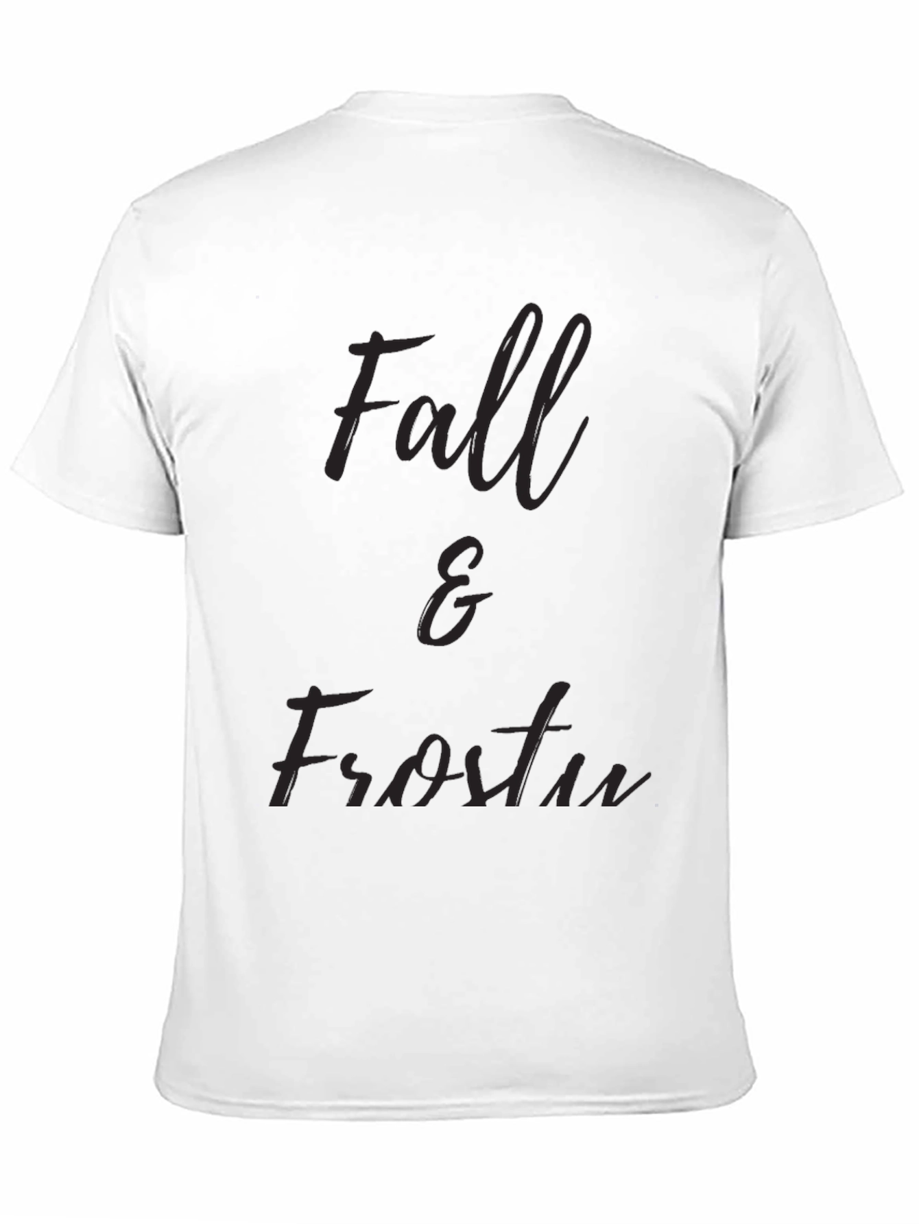 Fall & Frosty Black T-Shirt