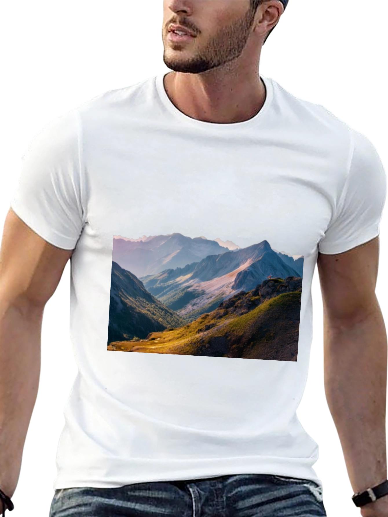 Mountain View Graphic Tee - Black